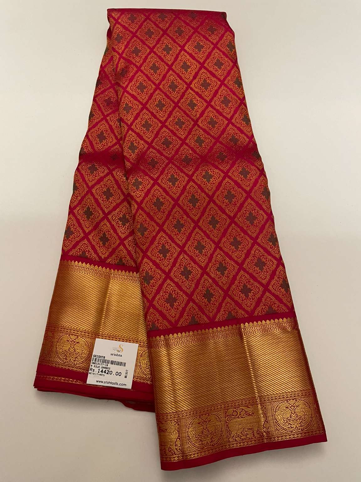 Kanchivaram Silk SBE131I7-19 By SRISHTA