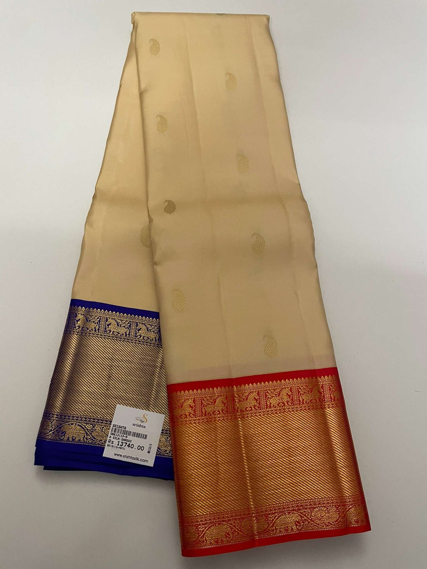 Kanchivaram Silk SBE131I3-5 By SRISHTA