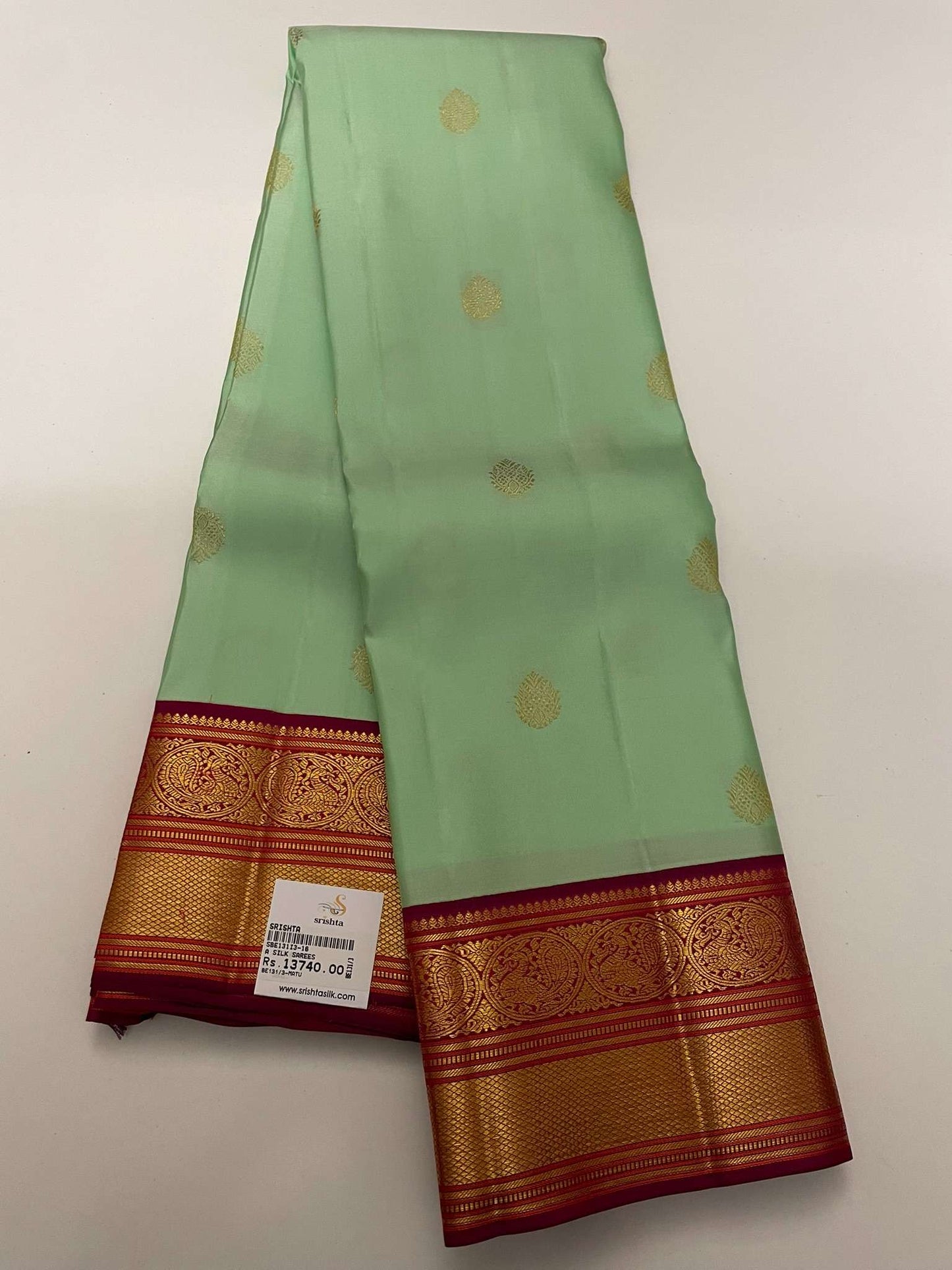 Kanchivaram Silk SBE131I3-16 By SRISHTA