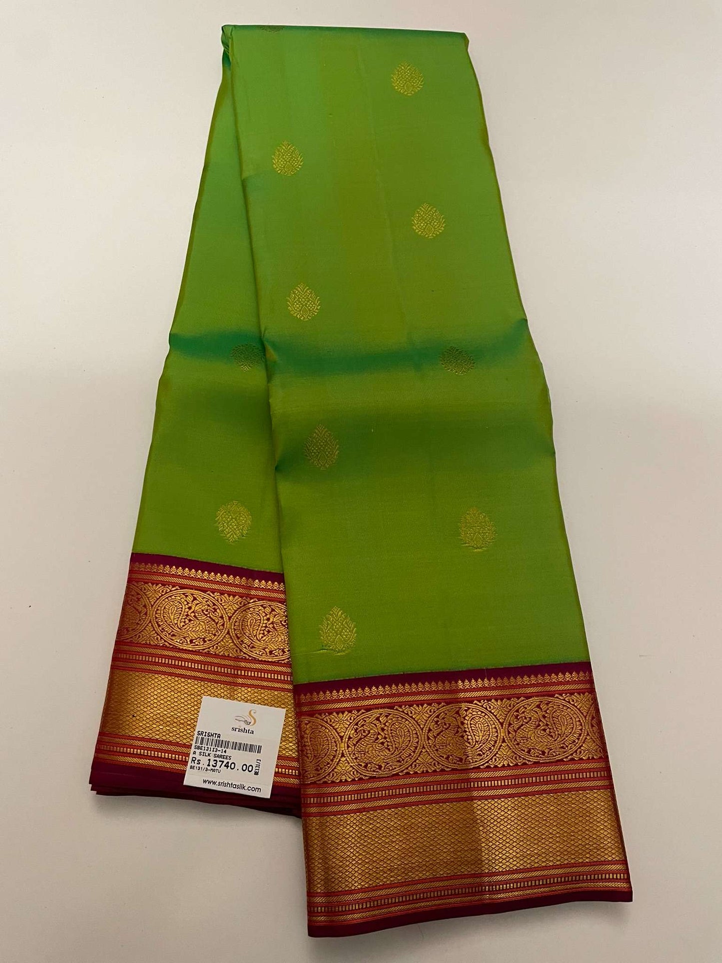 Kanchivaram Silk SBE131I3-14 By SRISHTA