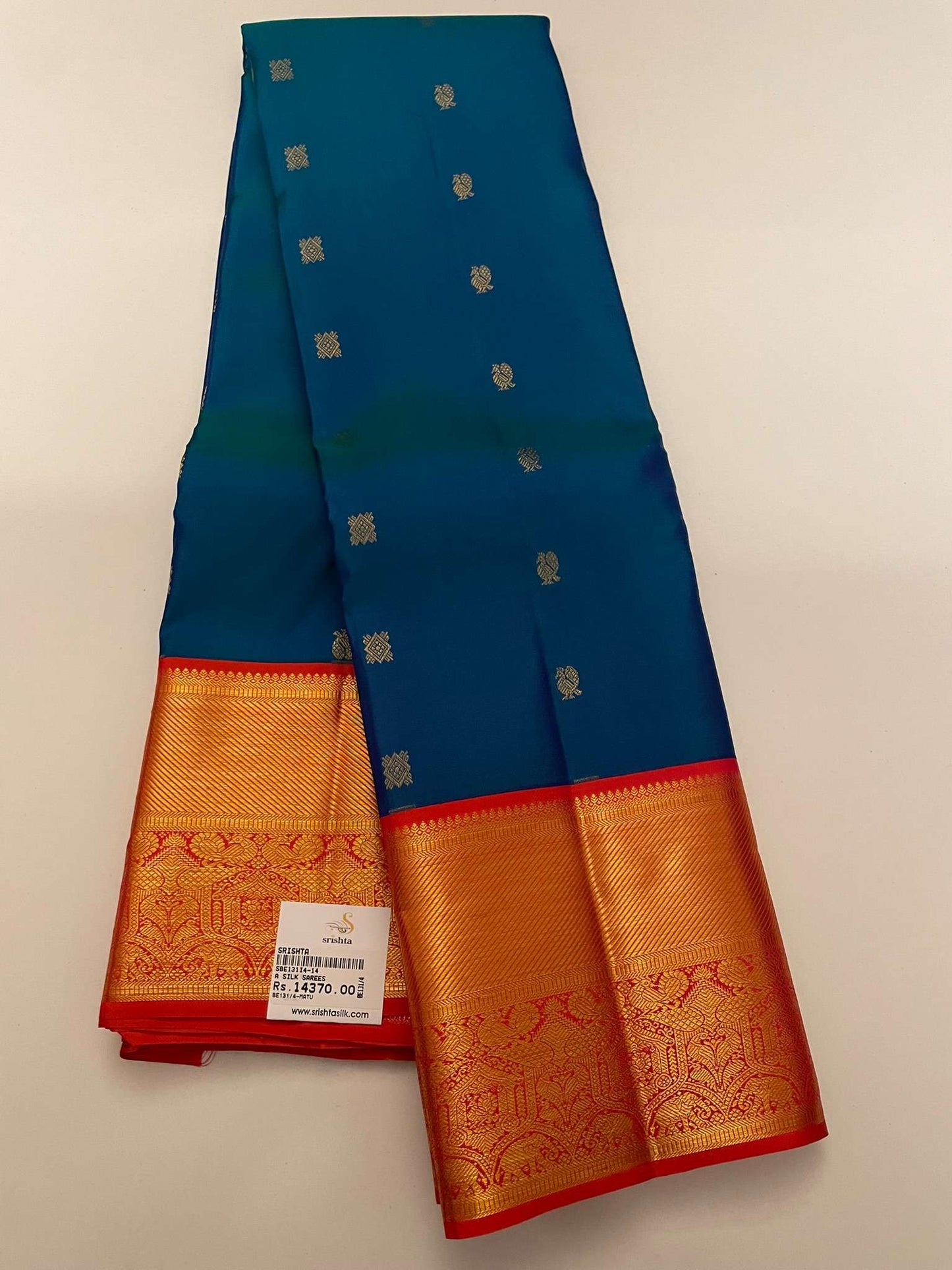 Kanchivaram Silk SBE131I4-14 By SRISHTA