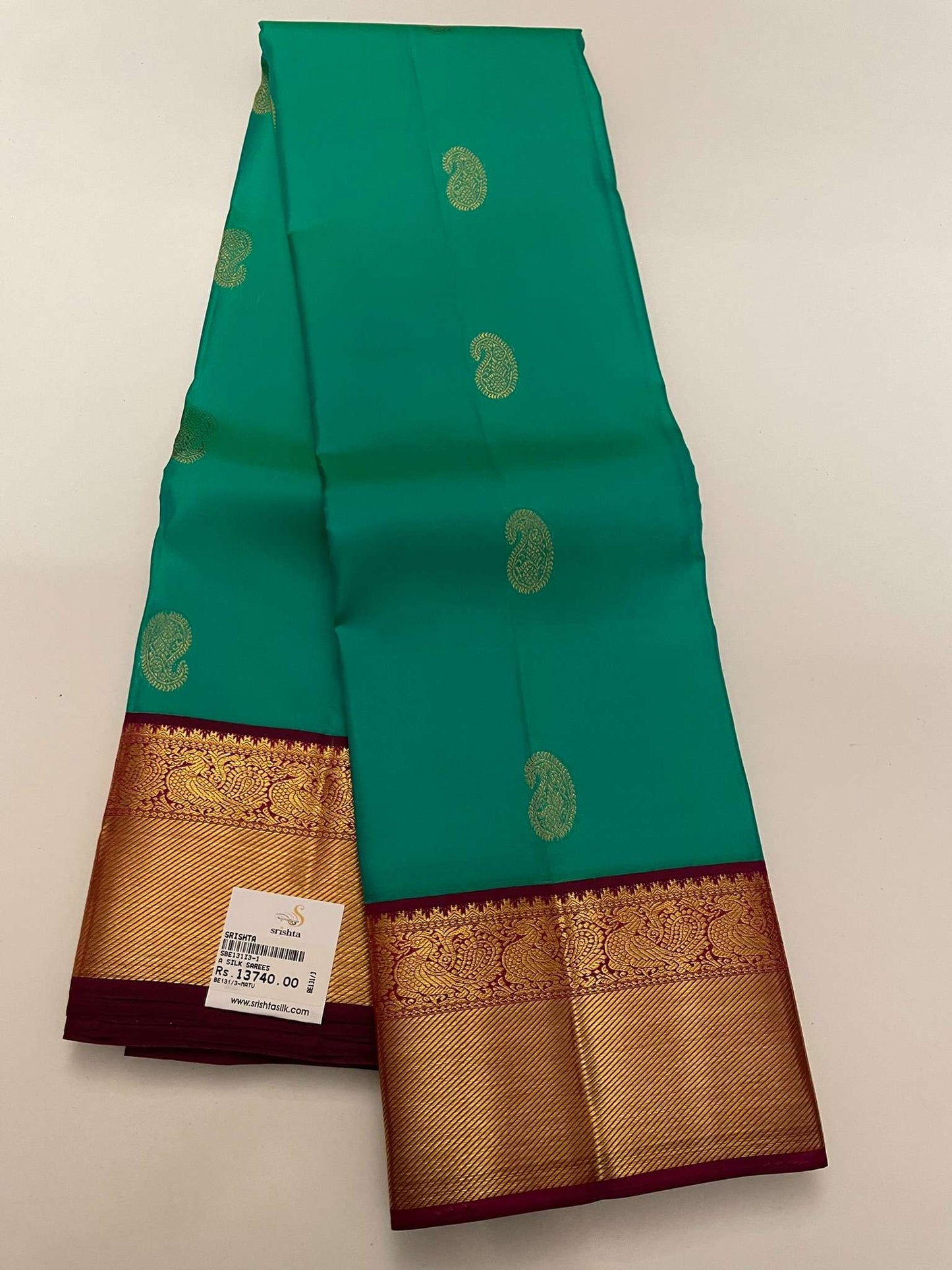 Kanchivaram Silk SBE131I3-1 By SRISHTA