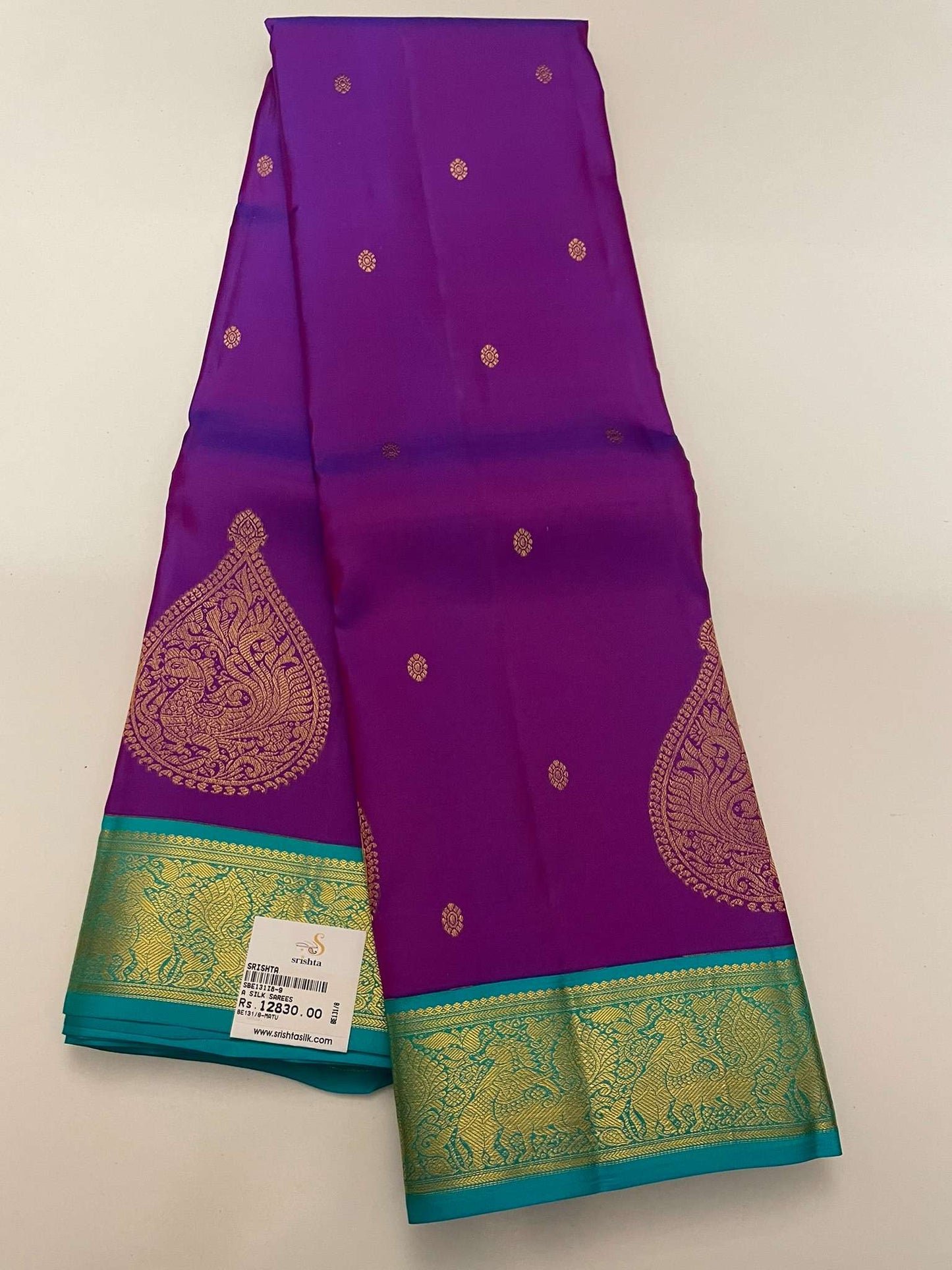 Kanchivaram Silk SBE131I8-9 By SRISHTA