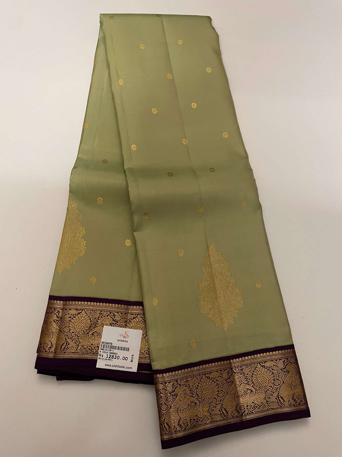 Kanchivaram Silk SBE131I8-1 By SRISHTA