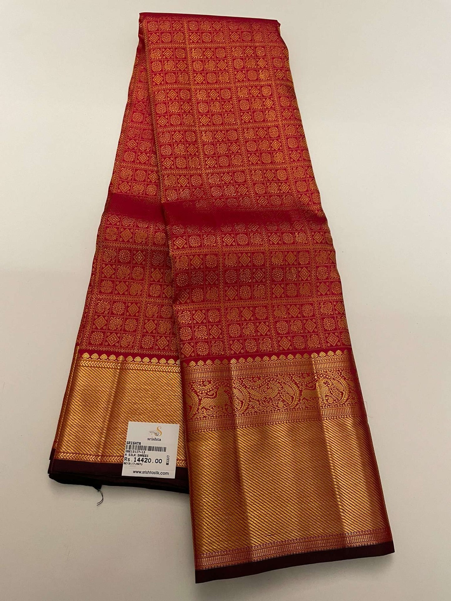 Kanchivaram Silk SBE131I7-13 By SRISHTA