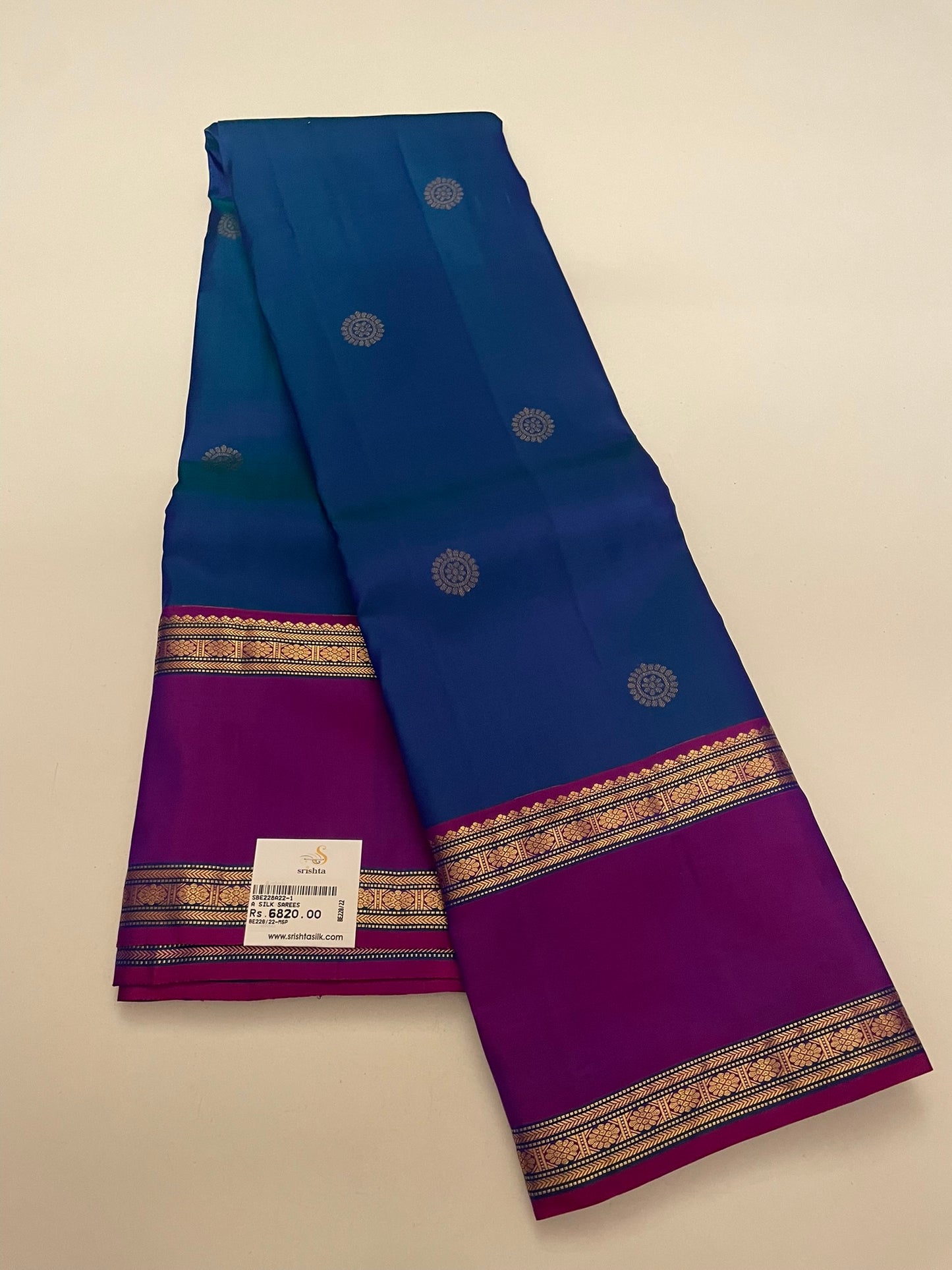 Kanchivaram Silk SBE228A22-1 By SRISHTA