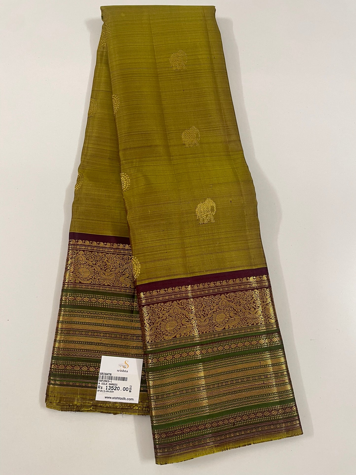 Kanchivaram Silk SBF25E2-1 By SRISHTA