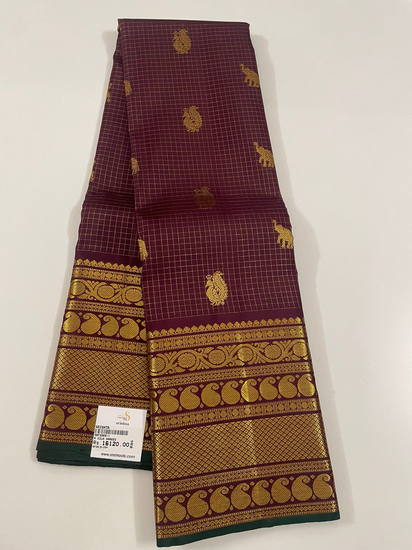 Kanchivaram Silk SBF28E6-1 By SRISHTA
