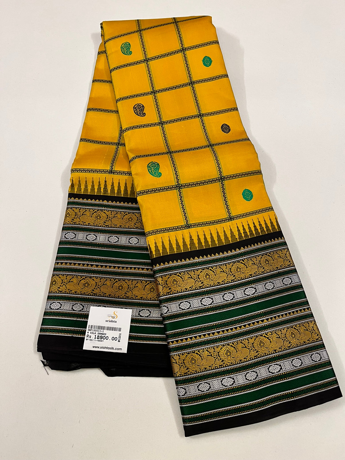 Kanchivaram Silk SBF133I11-1 By SRISHTA