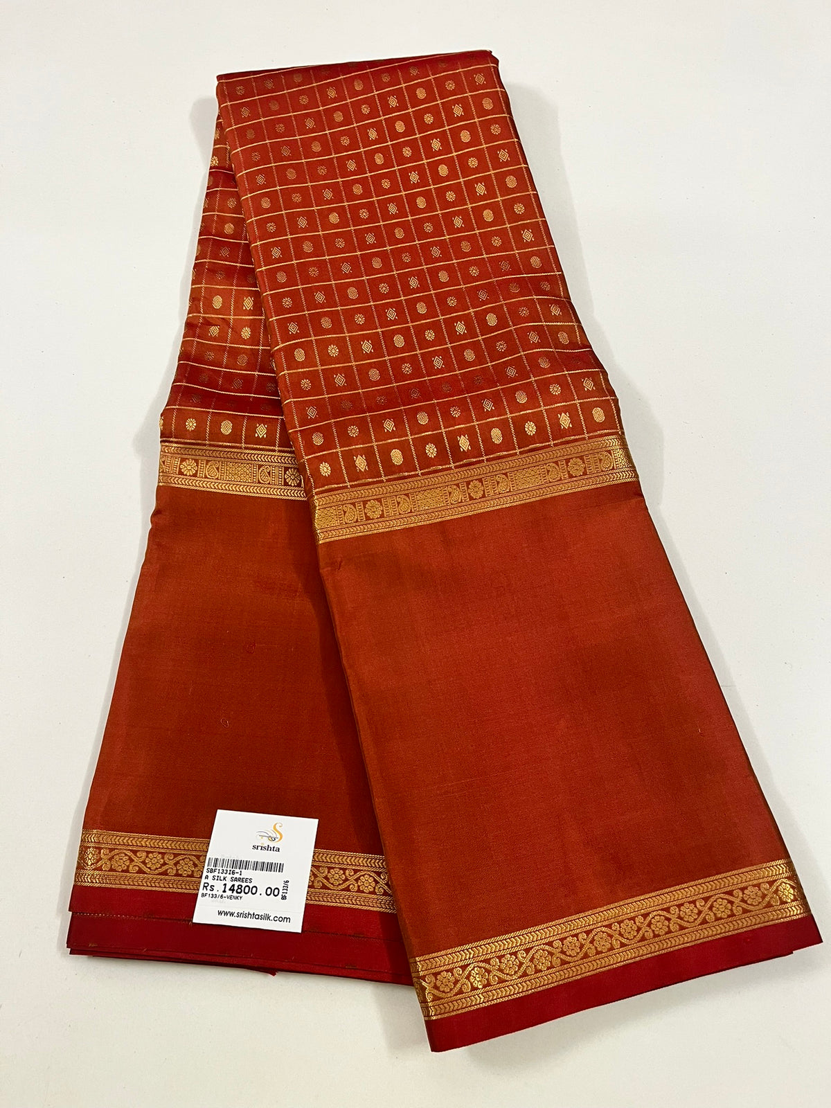Kanchivaram Silk SBF133I6-1 By SRISHTA