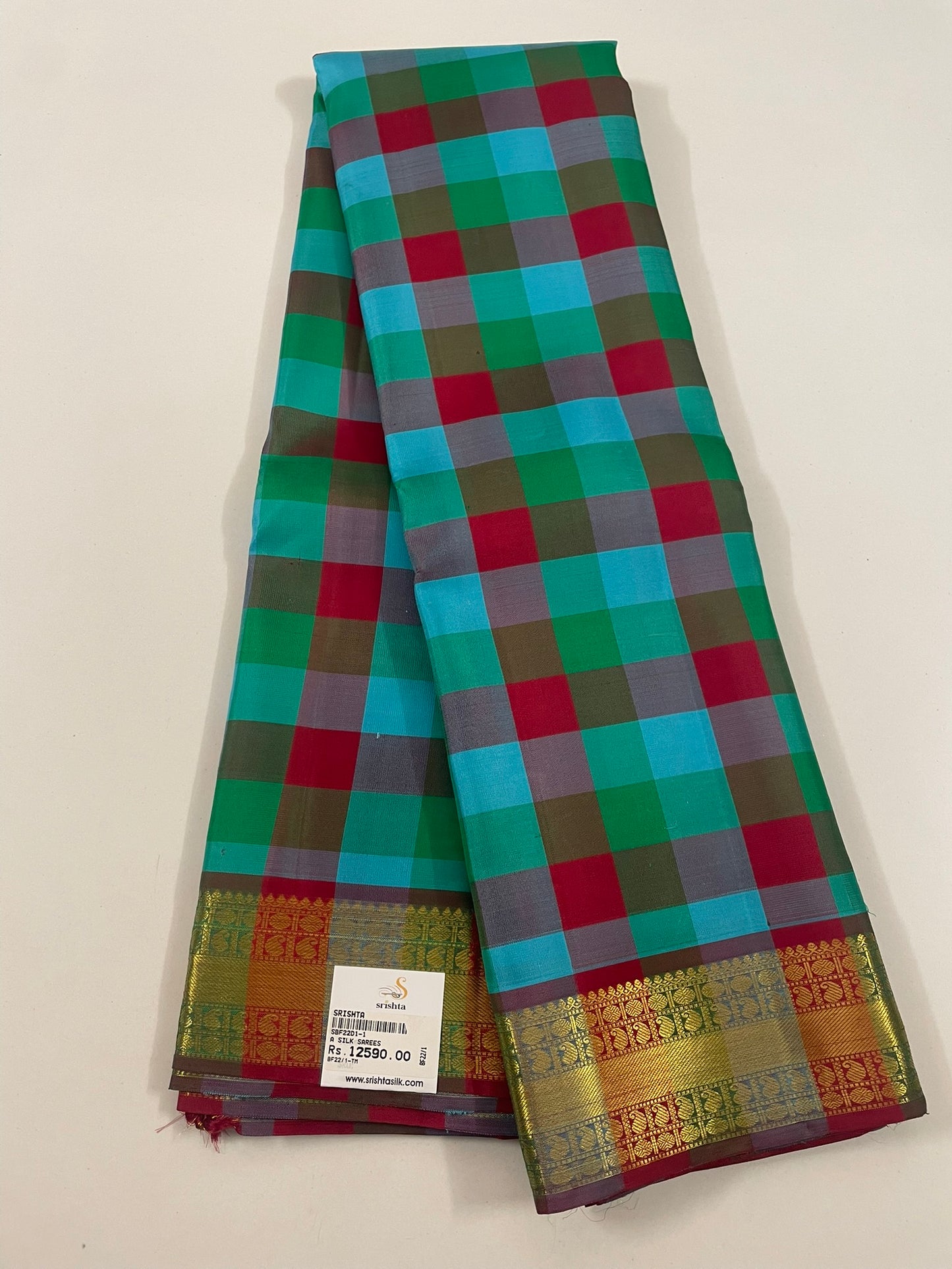 Kanchivaram Silk SBF22D1-1 By SRISHTA