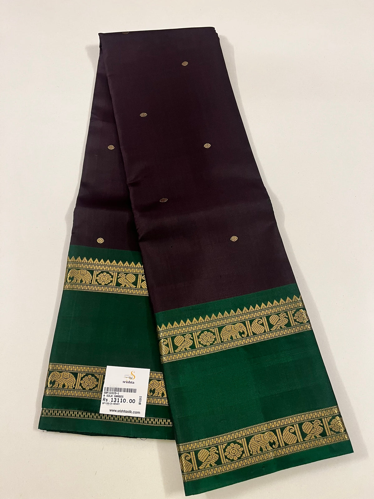 Kanchivaram Silk SBF133I2-1 By SRISHTA