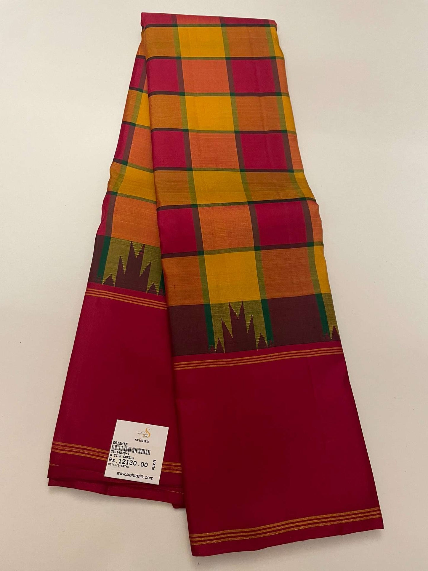 Kanchivaram Silk SBE145J6-1 By SRISHTA