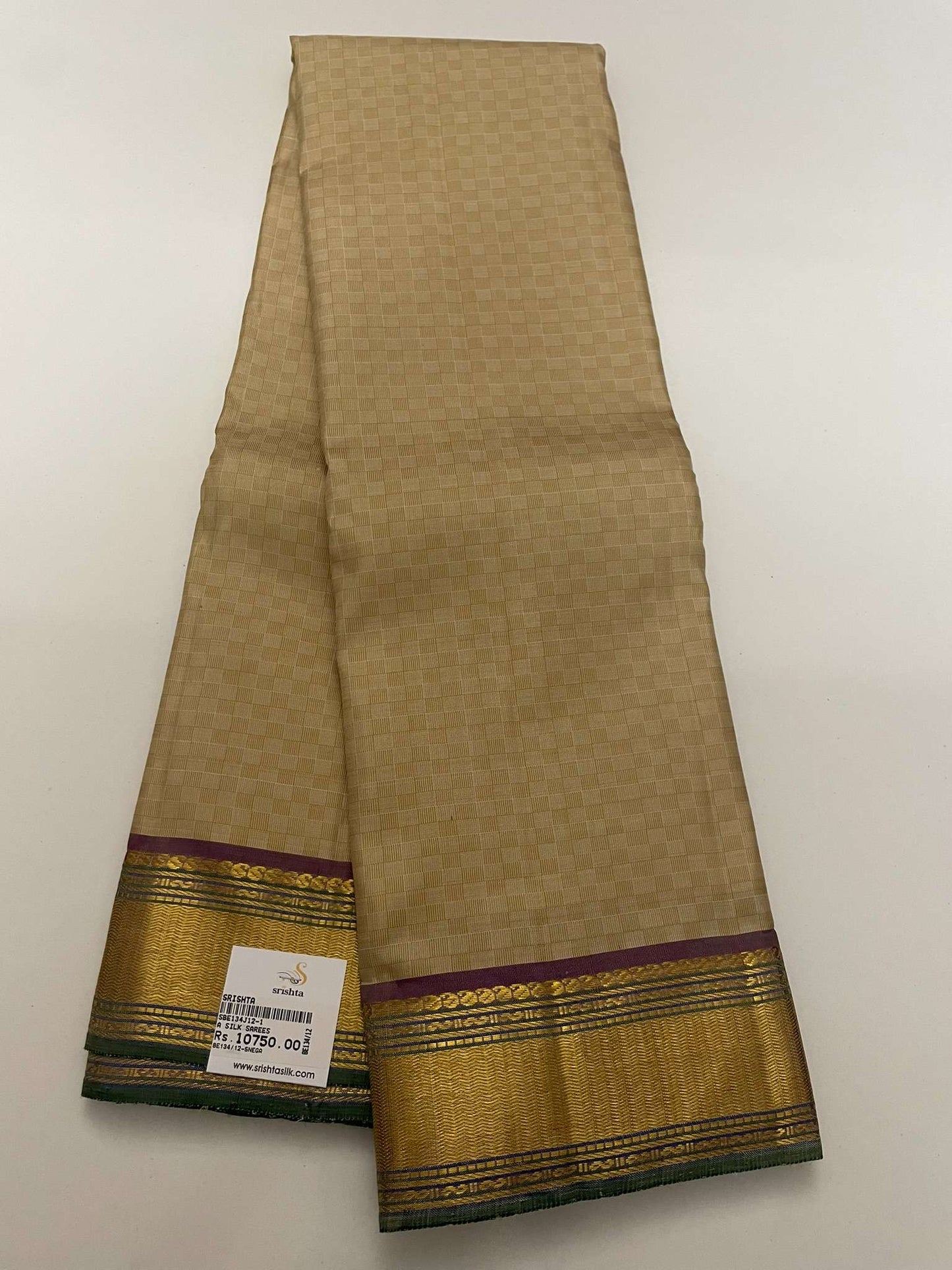 Kanchivaram Silk SBE134J12-1 By SRISHTA