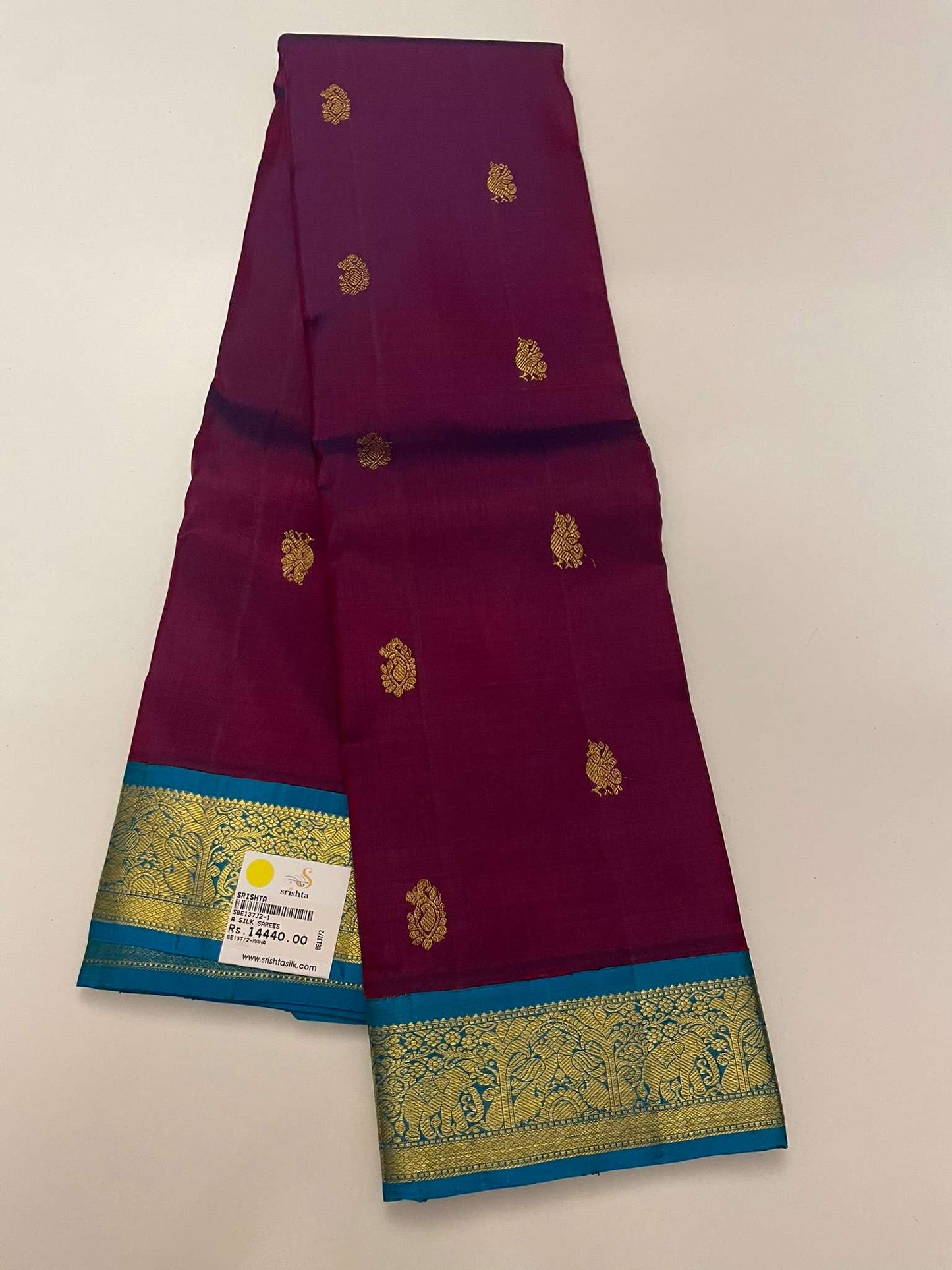 Kanchivaram Silk SBE137J2-1 By SRISHTA