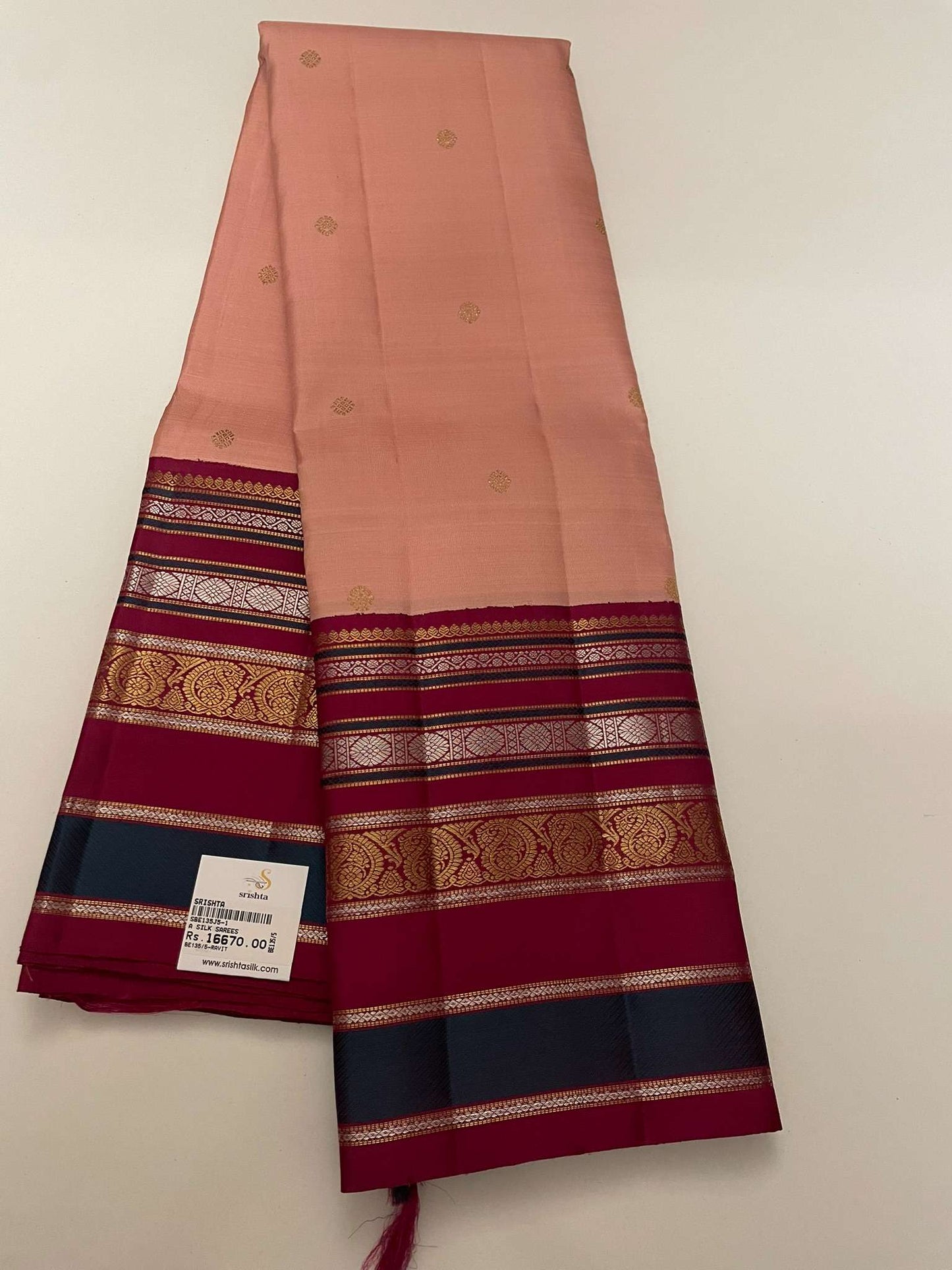 Kanchivaram Silk SBE135J5-1 By SRISHTA