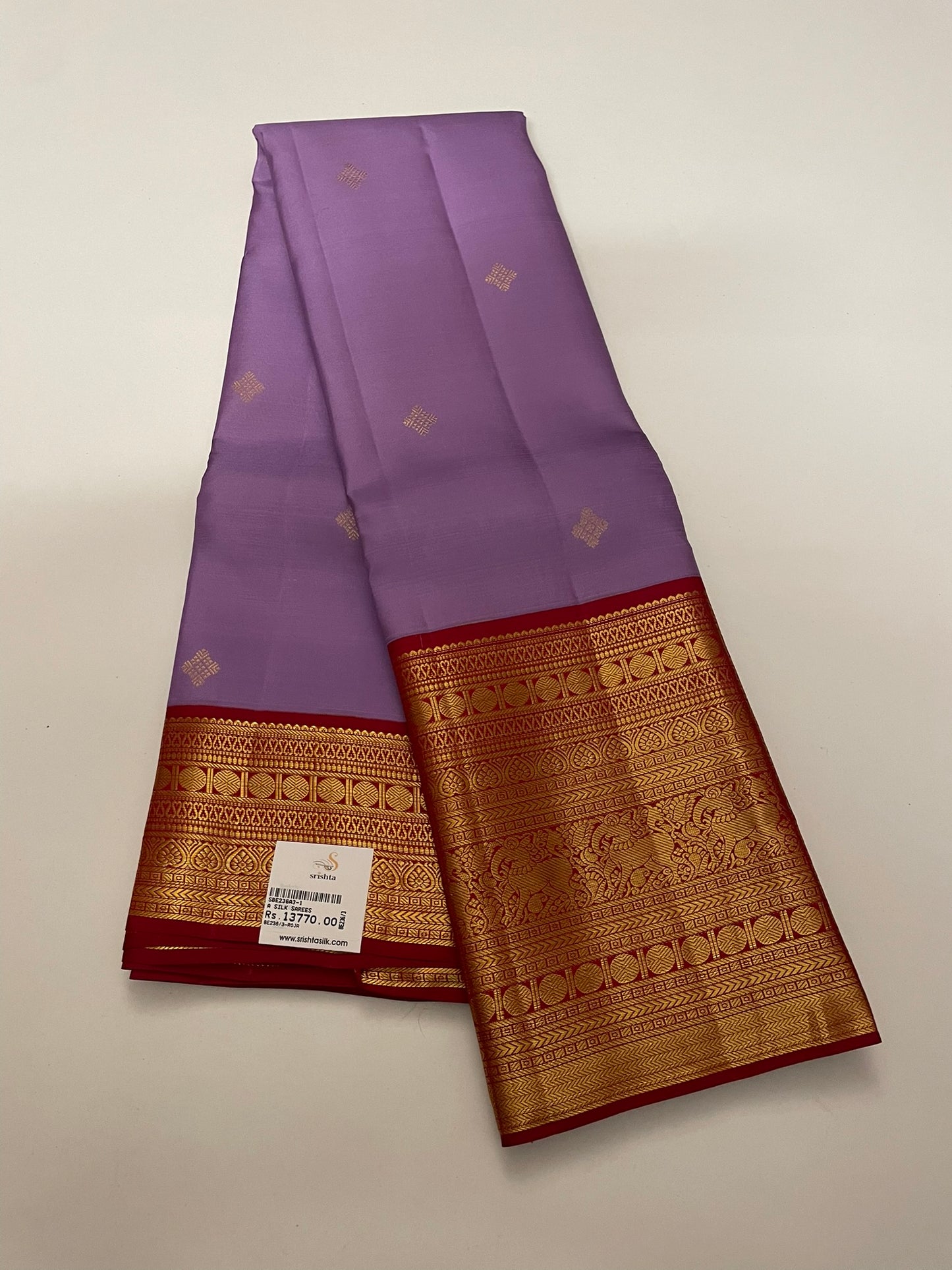 BKanchivaram Silk SBE236A3-1 By SRISHTA
