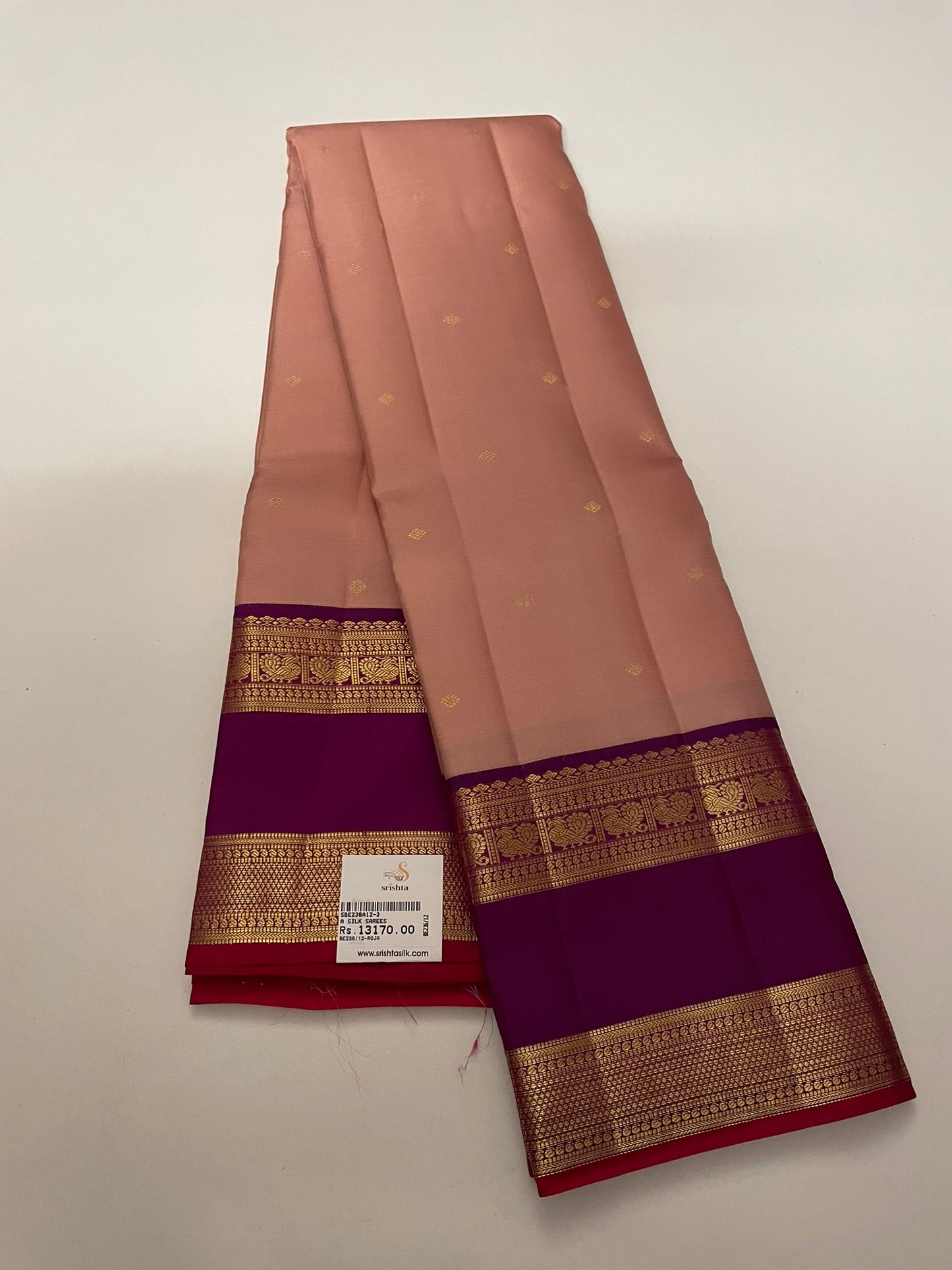 BKanchivaram Silk SBE236A12-3 By SRISHTA