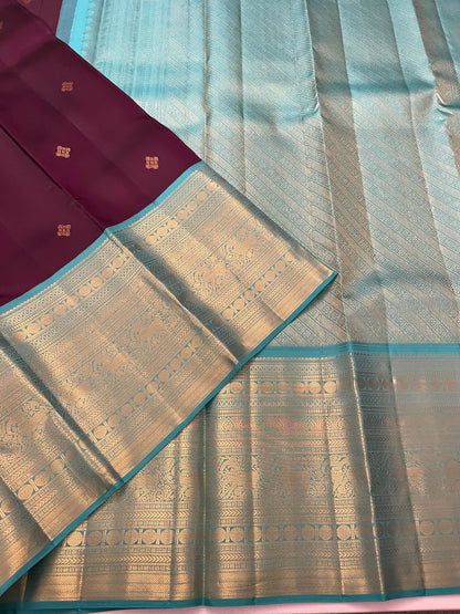 BKanchivaram Silk SBE236A3-7 By SRISHTA