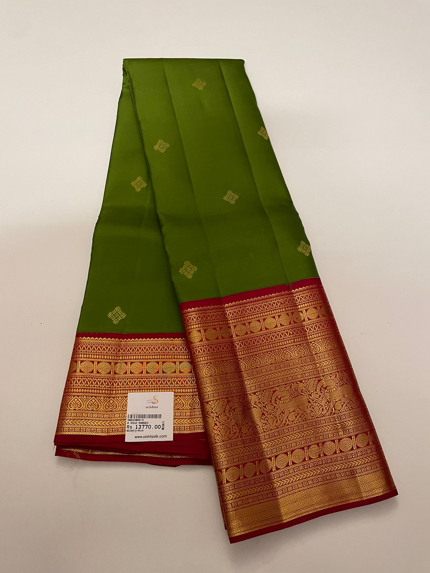BKanchivaram Silk SBE236A3-3 By SRISHTA