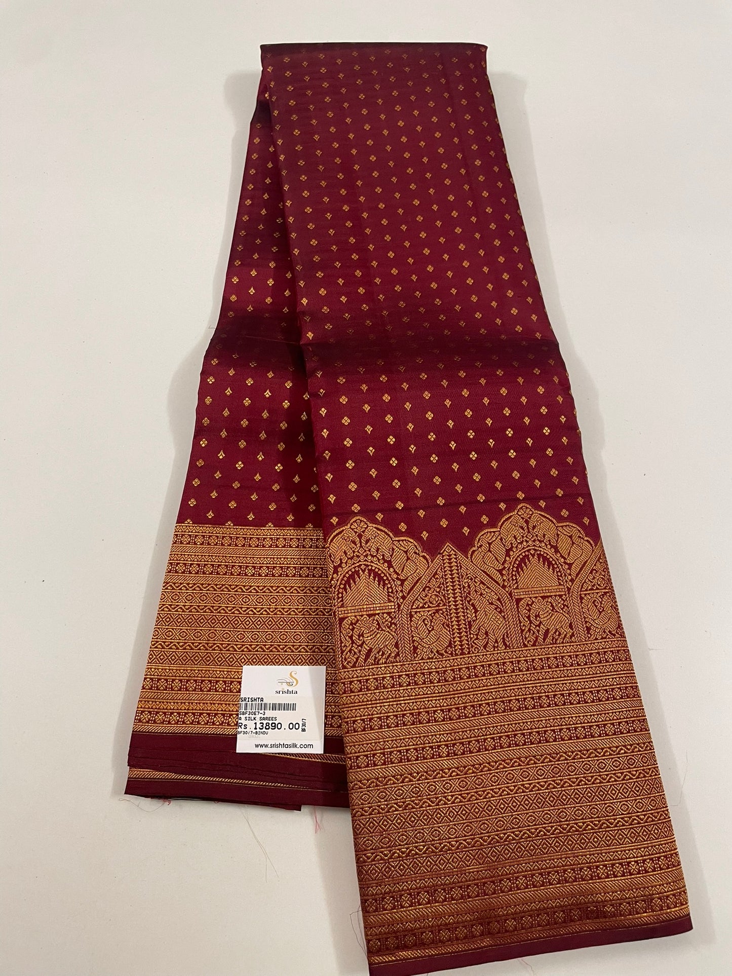 Kanchivaram Silk SBF30E7-3 By SRISHTA