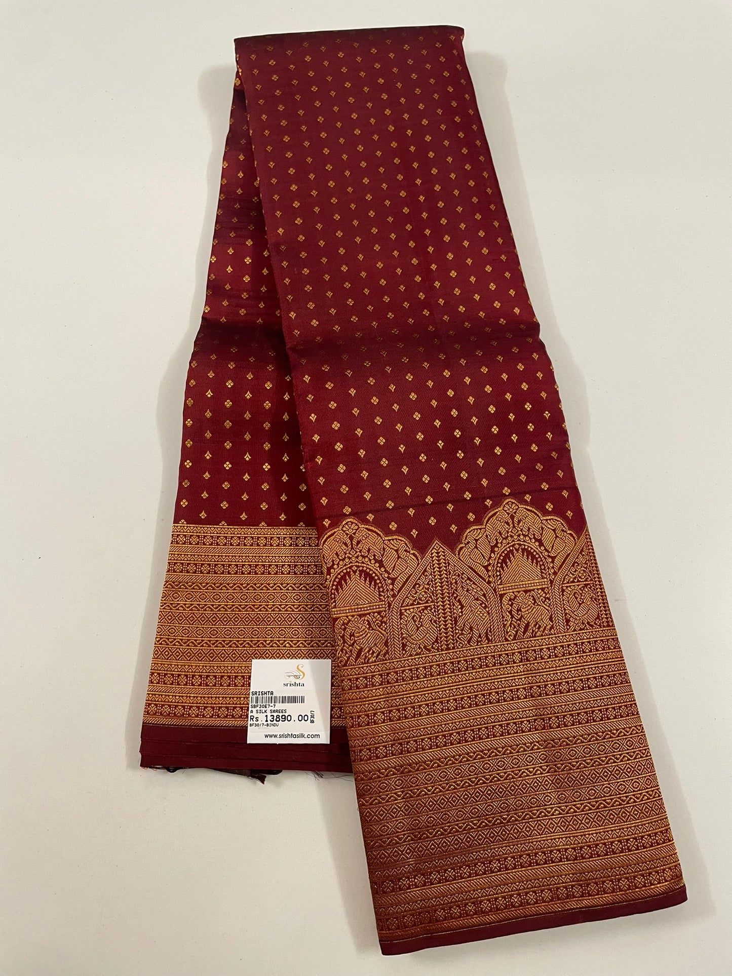 Kanchivaram Silk SBF30E7-7 By SRISHTA