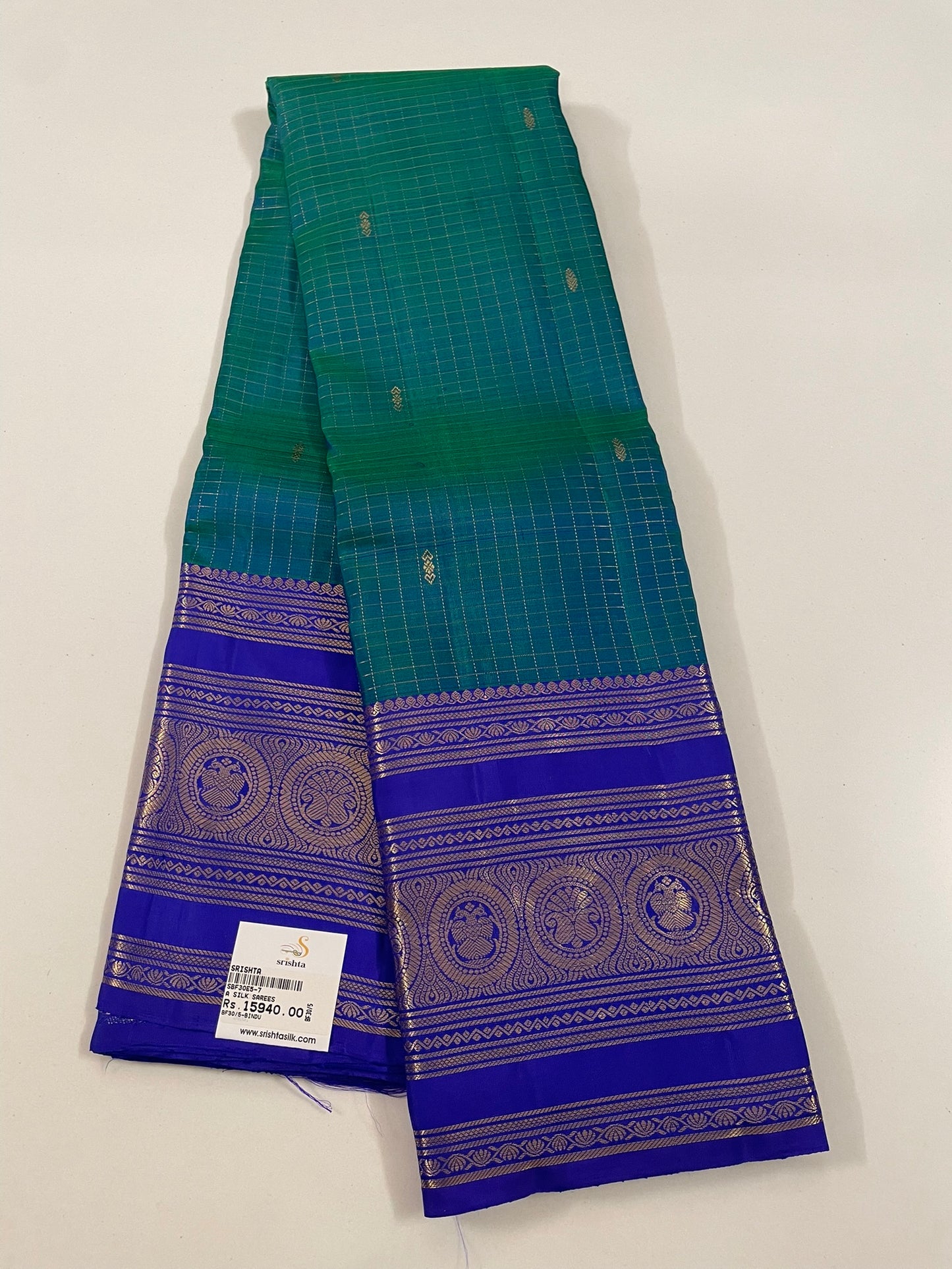Kanchivaram Silk SBF30E5-7 By SRISHTA