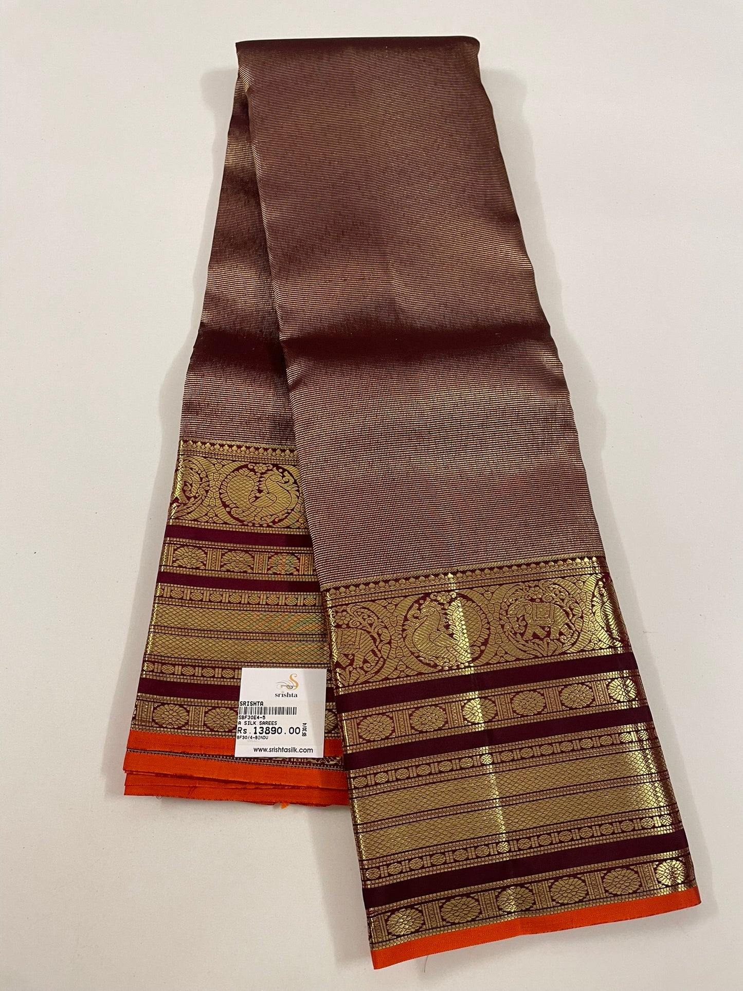 Kanchivaram Silk SBF30E4-5 By SRISHTA