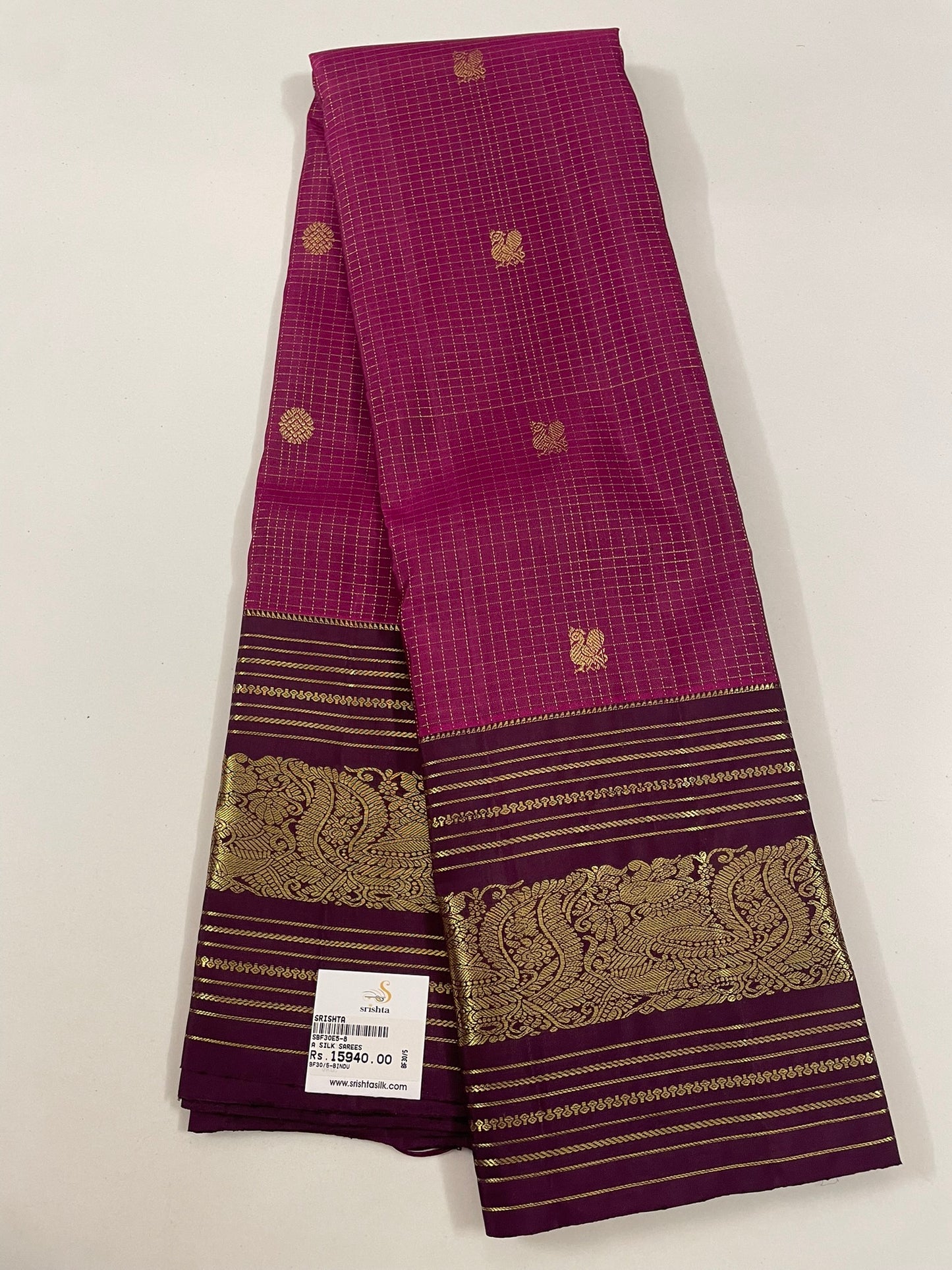 Kanchivaram Silk SBF30E5-8 By SRISHTA