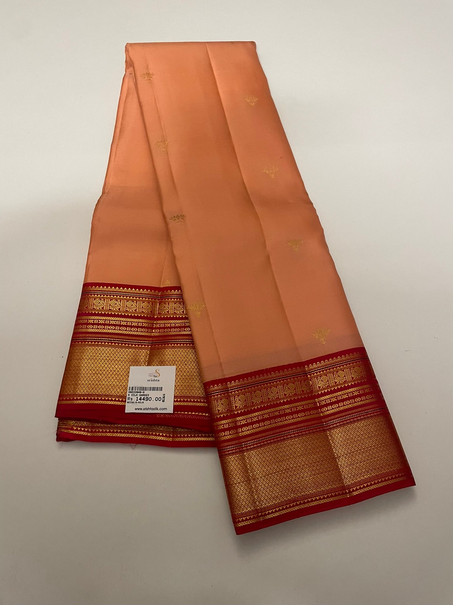 BKanchivaram Silk SBE236A6- 8 By SRISHTA