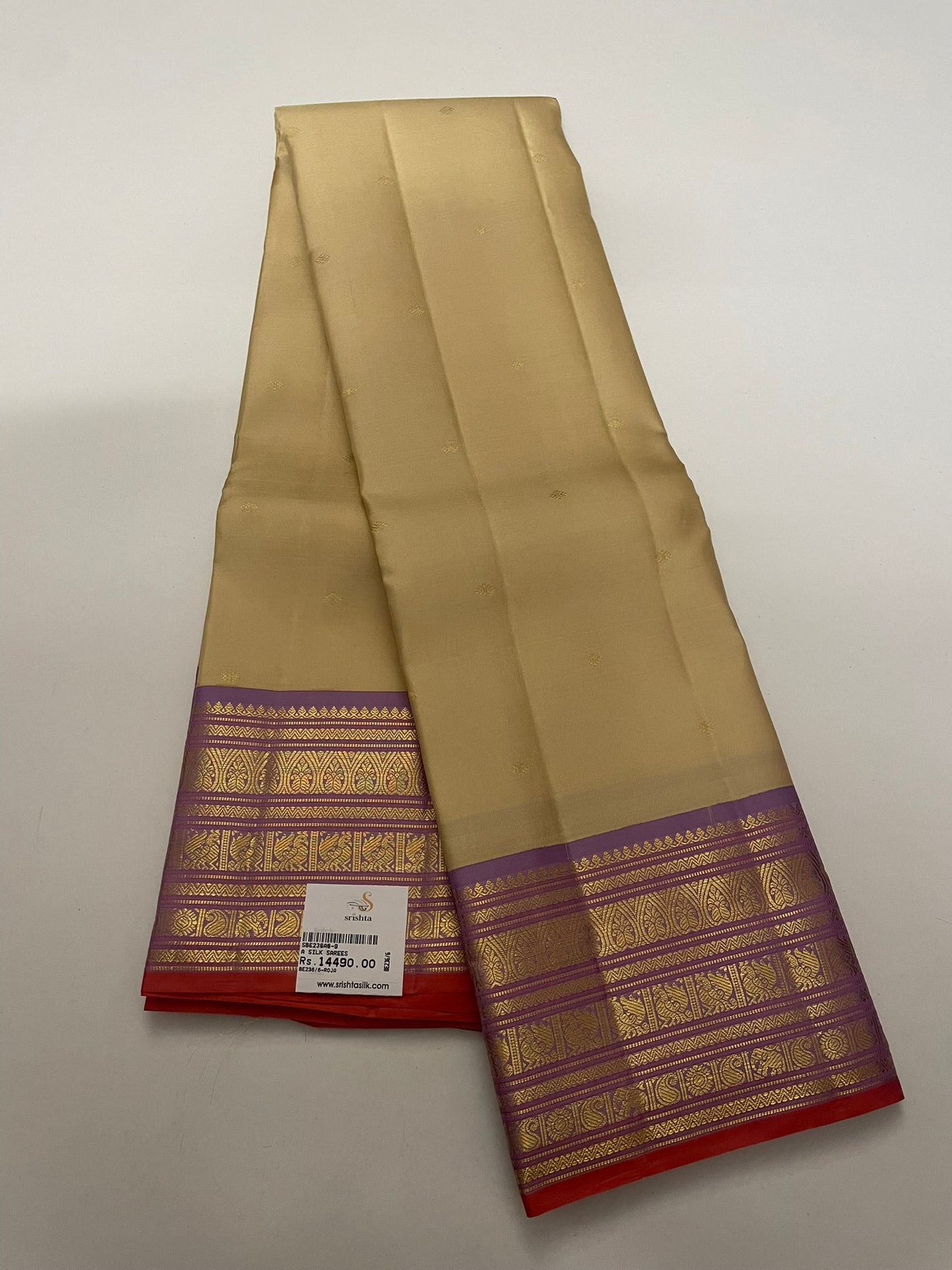 BKanchivaram Silk SBE236A6- 9 By SRISHTA