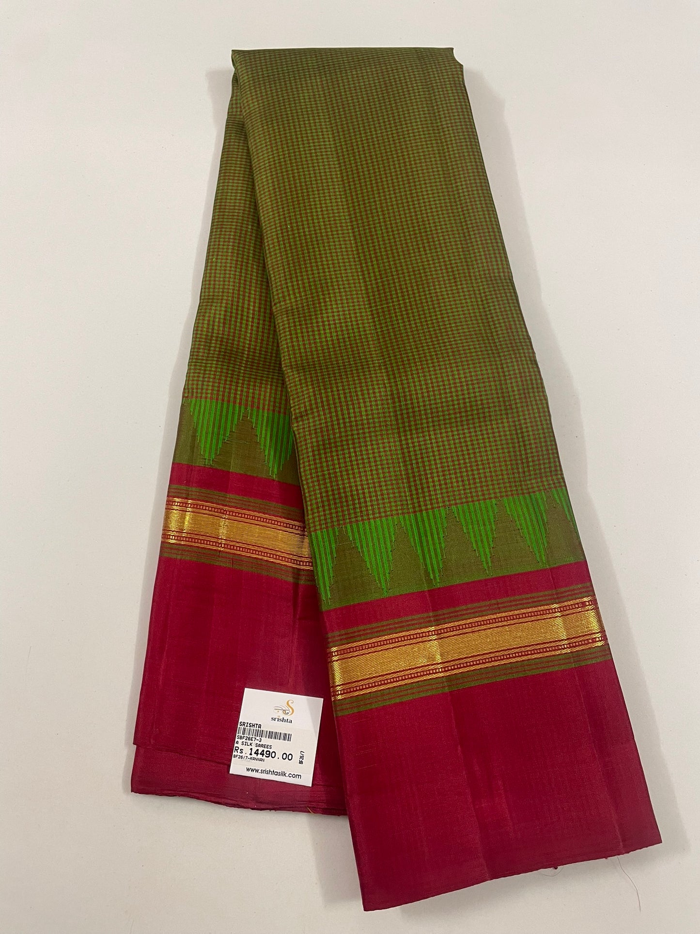 Kanchivaram Silk SBF26E7-3 By SRISHTA