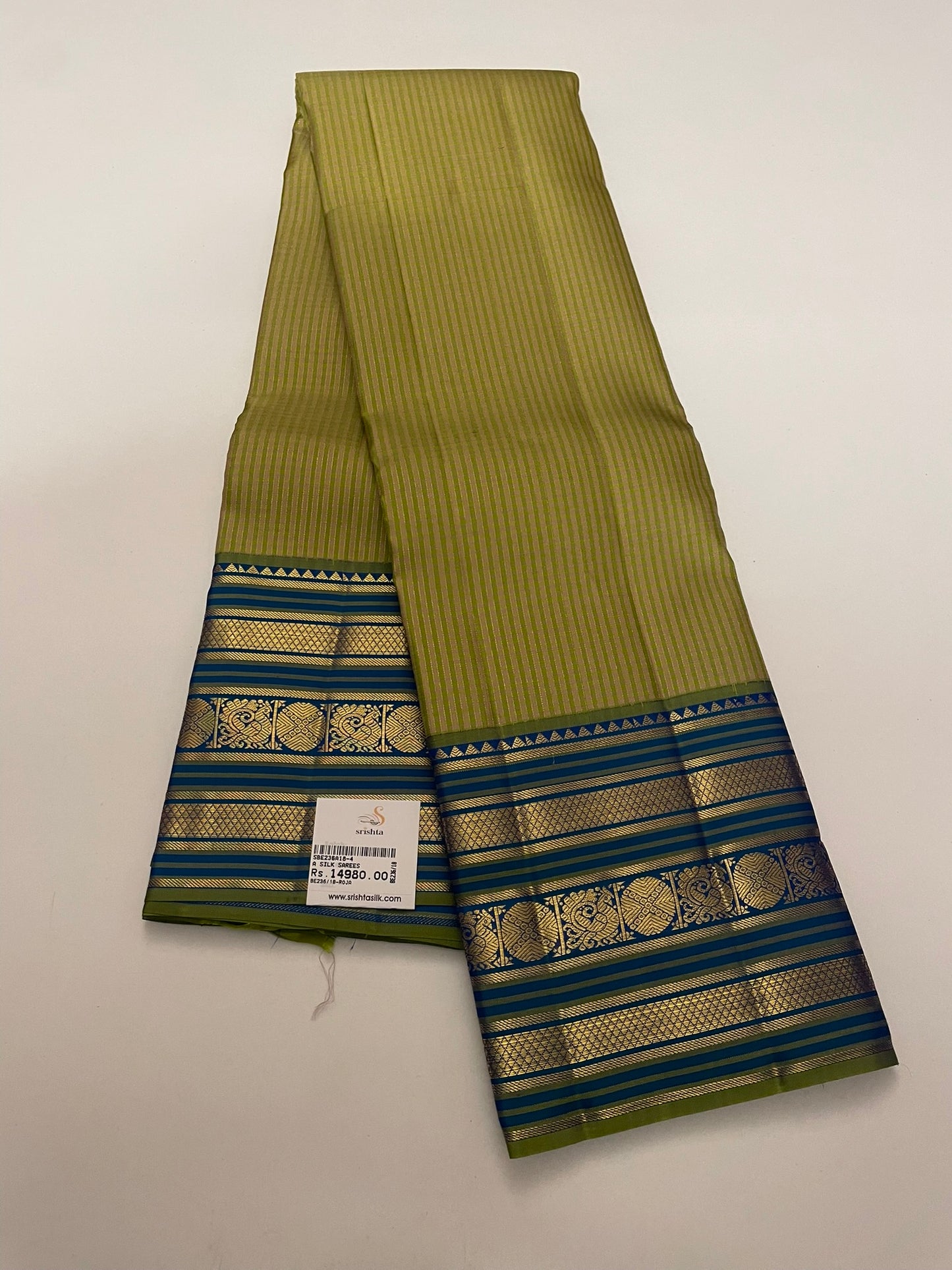 BKanchivaram Silk SBE236A18 - 4 By SRISHTA