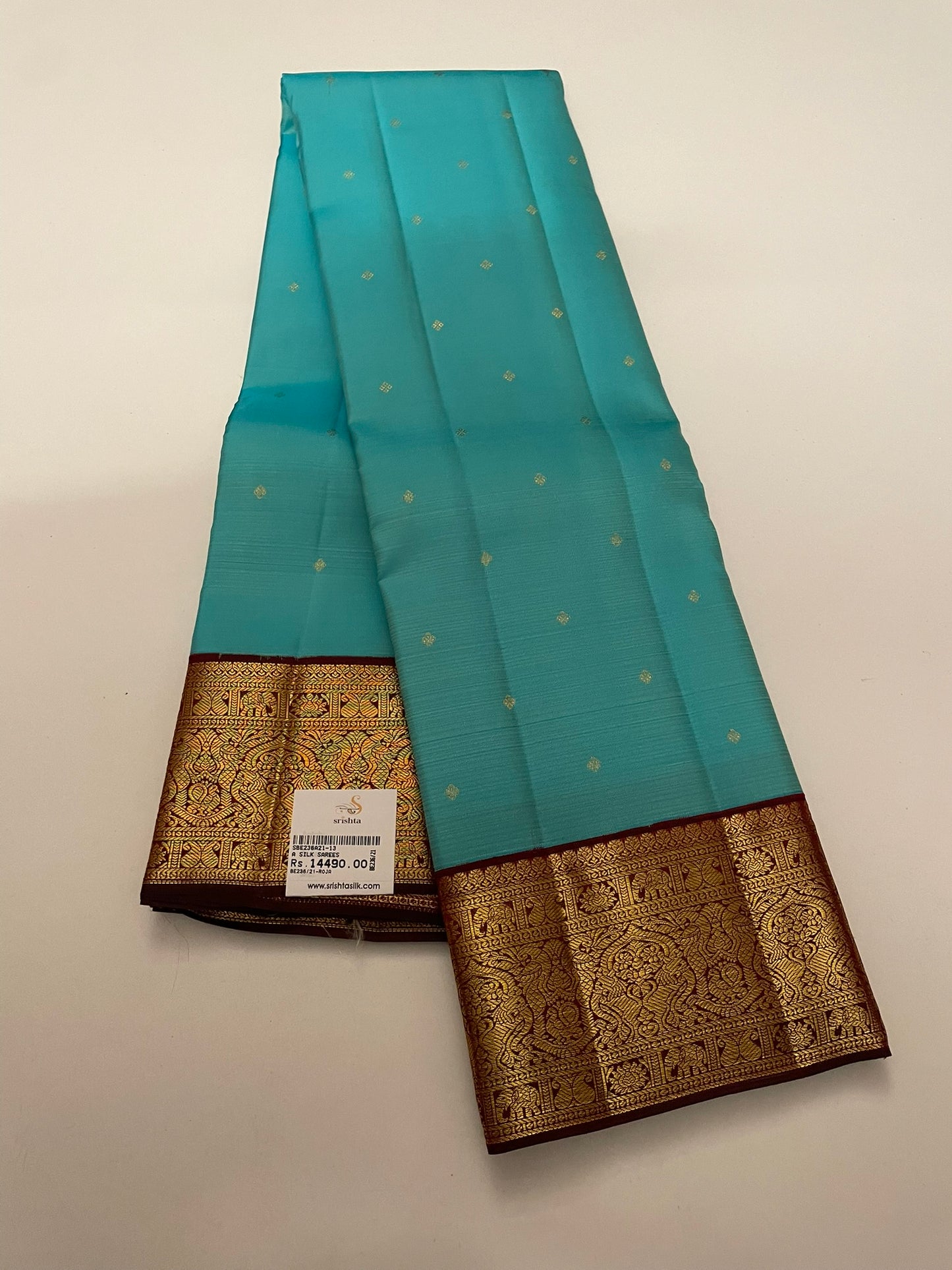 BKanchivaram Silk SBE236A21 - 13 By SRISHTA