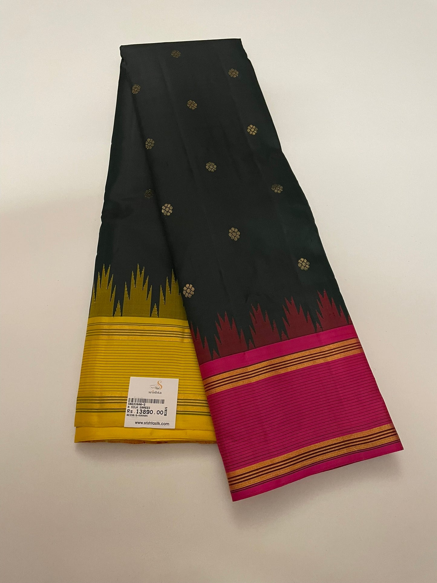 BKanchivaram Silk SBE238A6 - 2 By SRISHTA