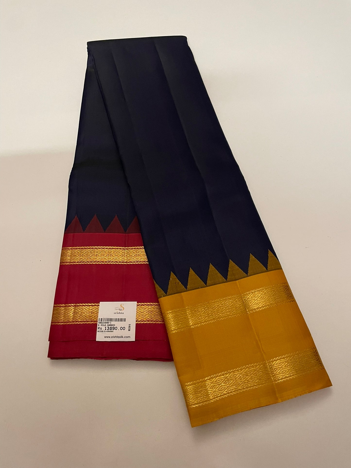 BKanchivaram Silk SBE238A6 - 1 By SRISHTA