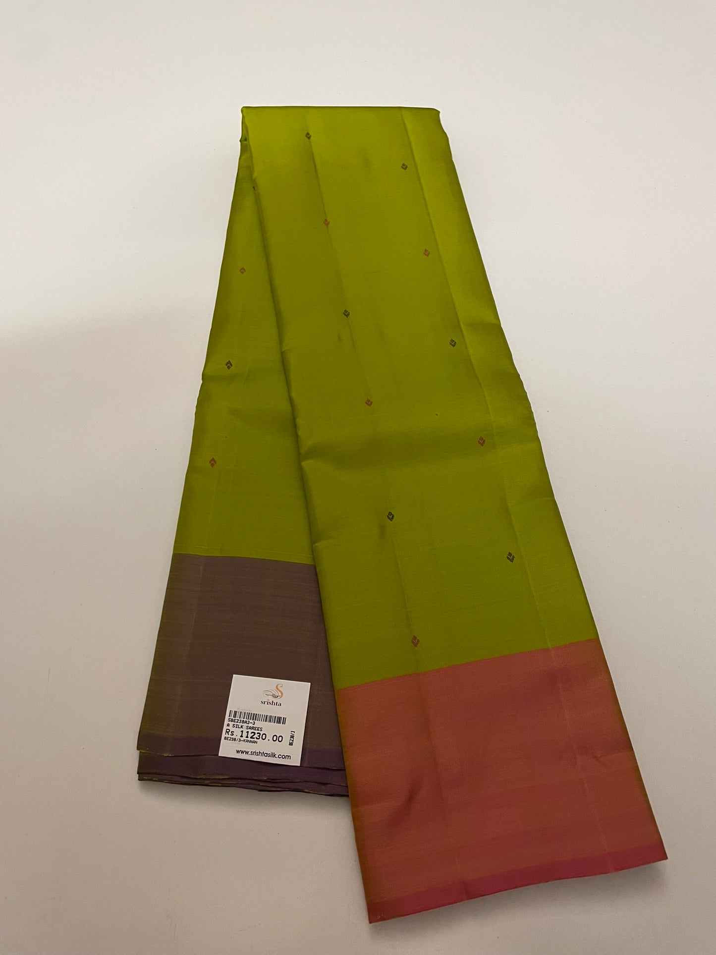 BKanchivaram Silk SBE238A3 - 3 By SRISHTA