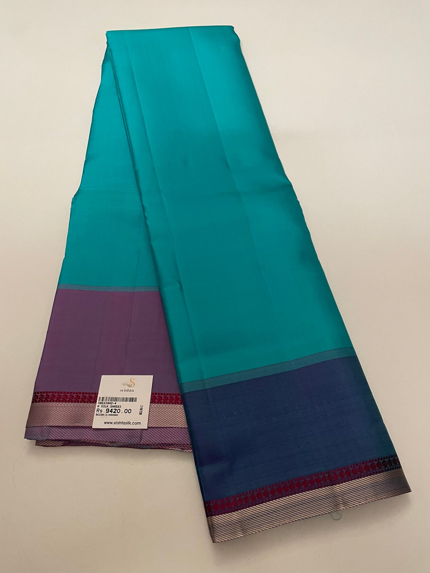 BKanchivaram Silk SBE238A2 - 4 By SRISHTA