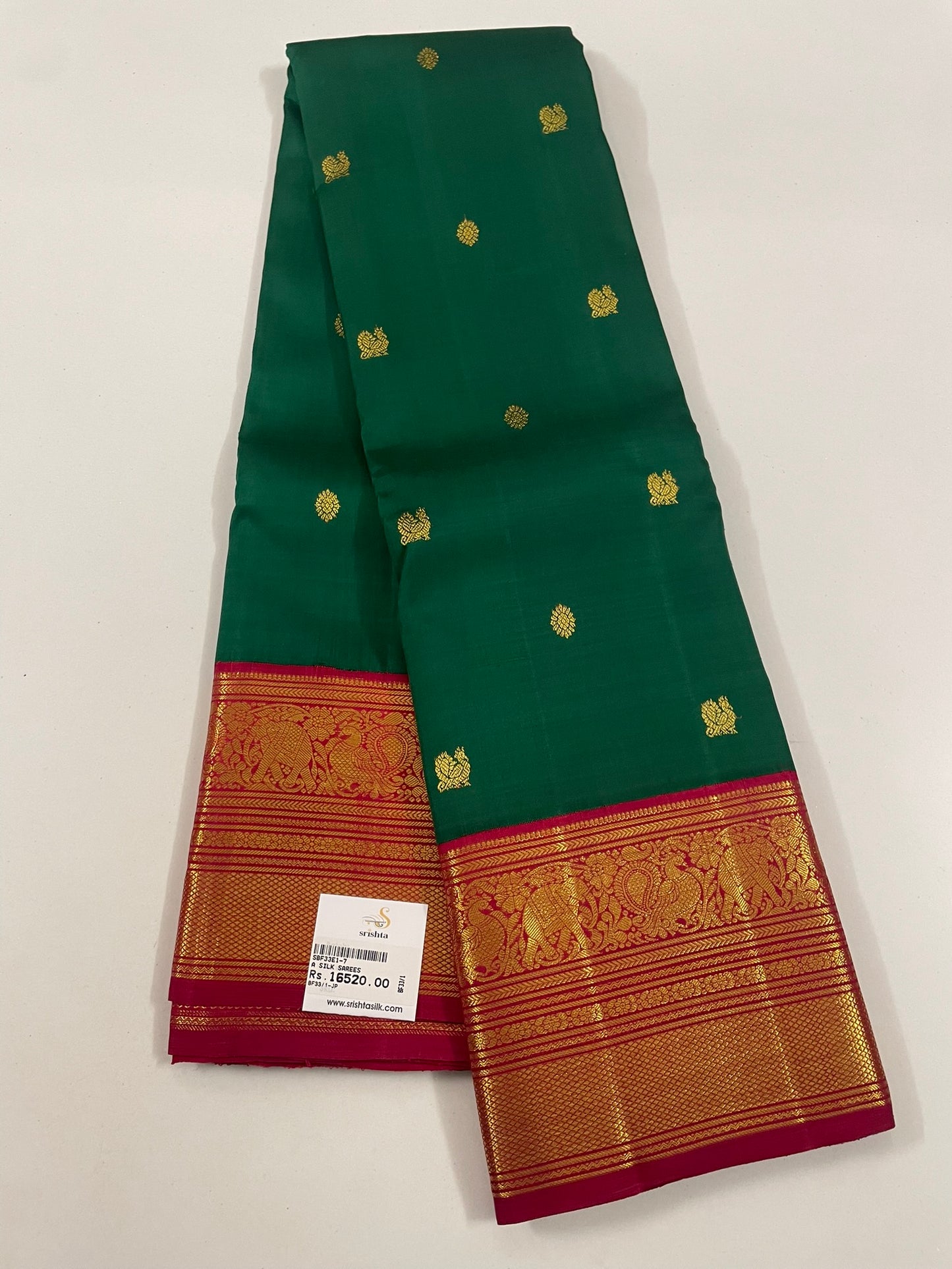 Kanchivaram Silk SBF33E1-7 By SRISHTA