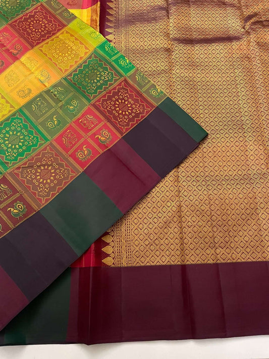 BKanchivaram Silk SBE241B25-1 By SRISHTA