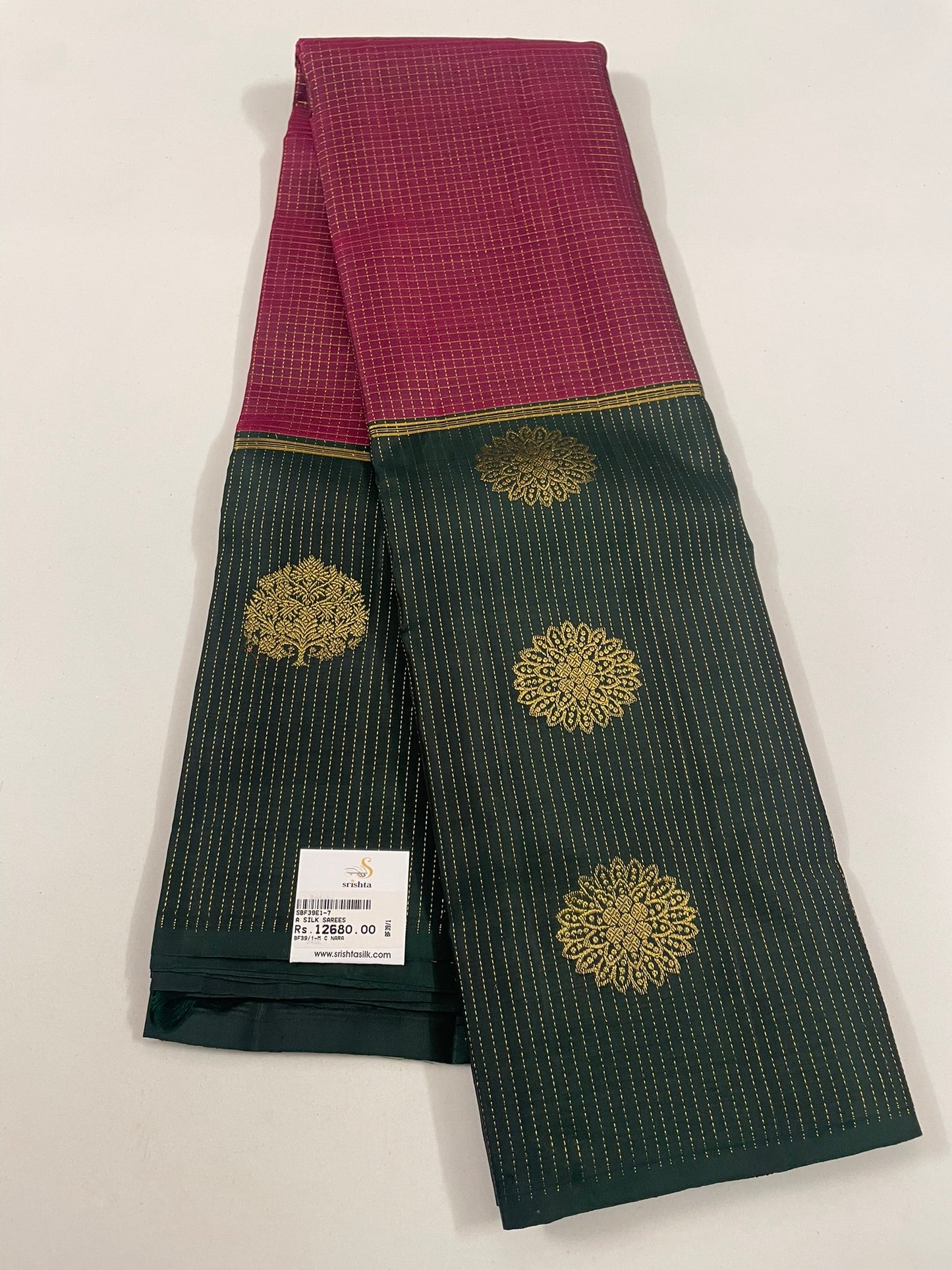 Kanchivaram Silk SBF39E1-7 By SRISHTA