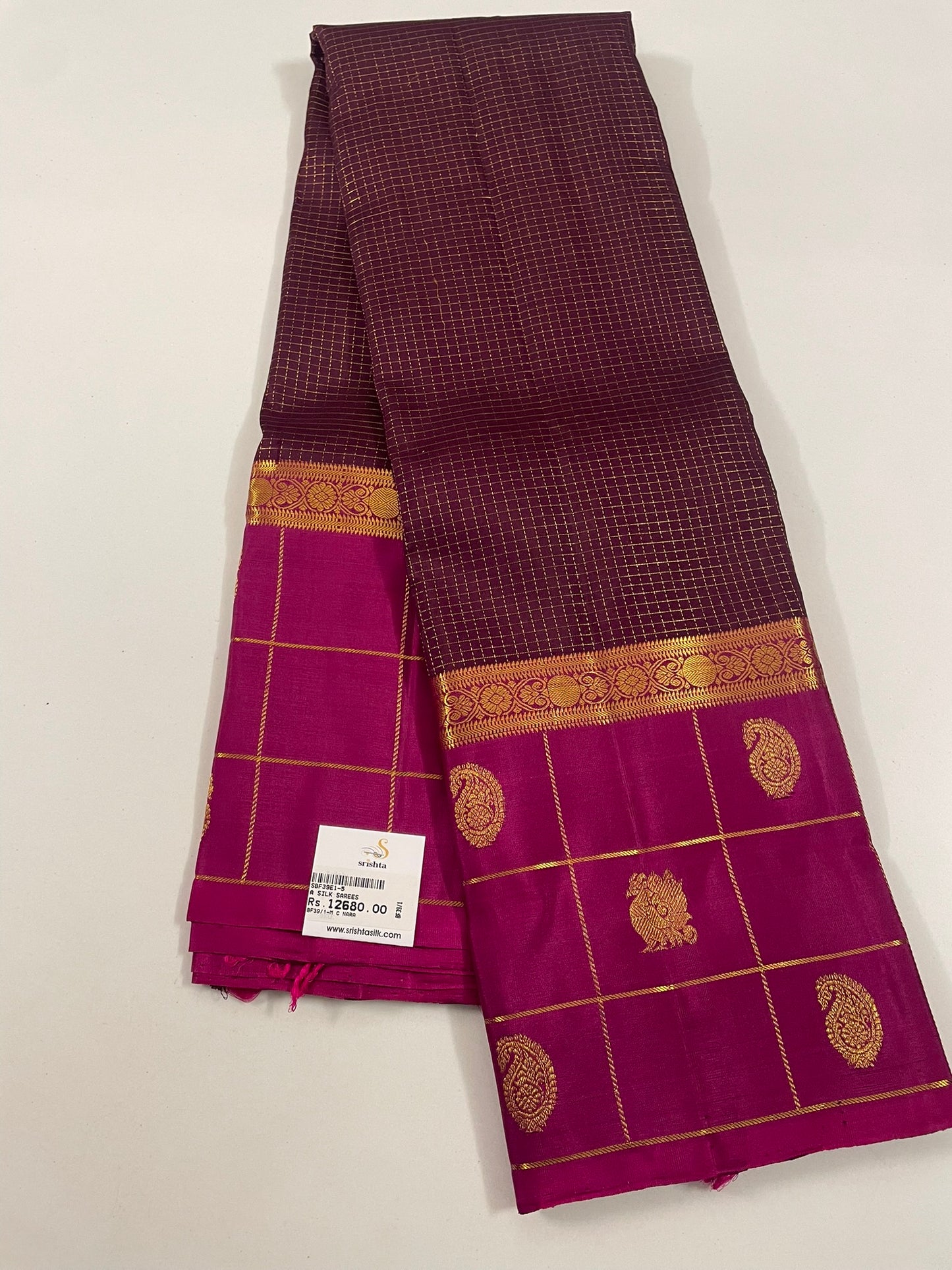 Kanchivaram Silk SBF39E1-5 By SRISHTA