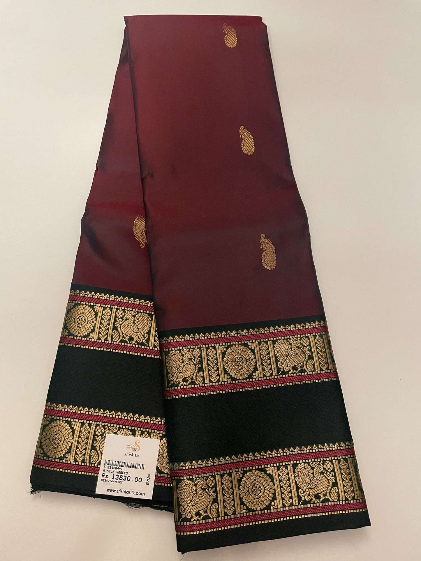 Kanchivaram Silk SBE242B4-1 By SRISHTA