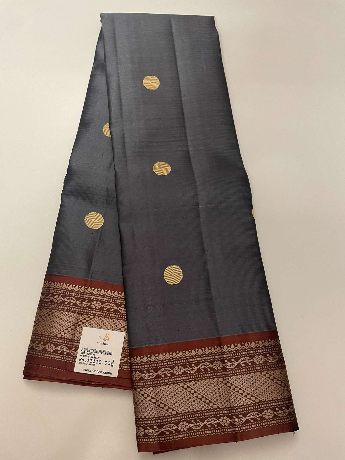 Kanchivaram Silk SBE242B3-5 By SRISHTA