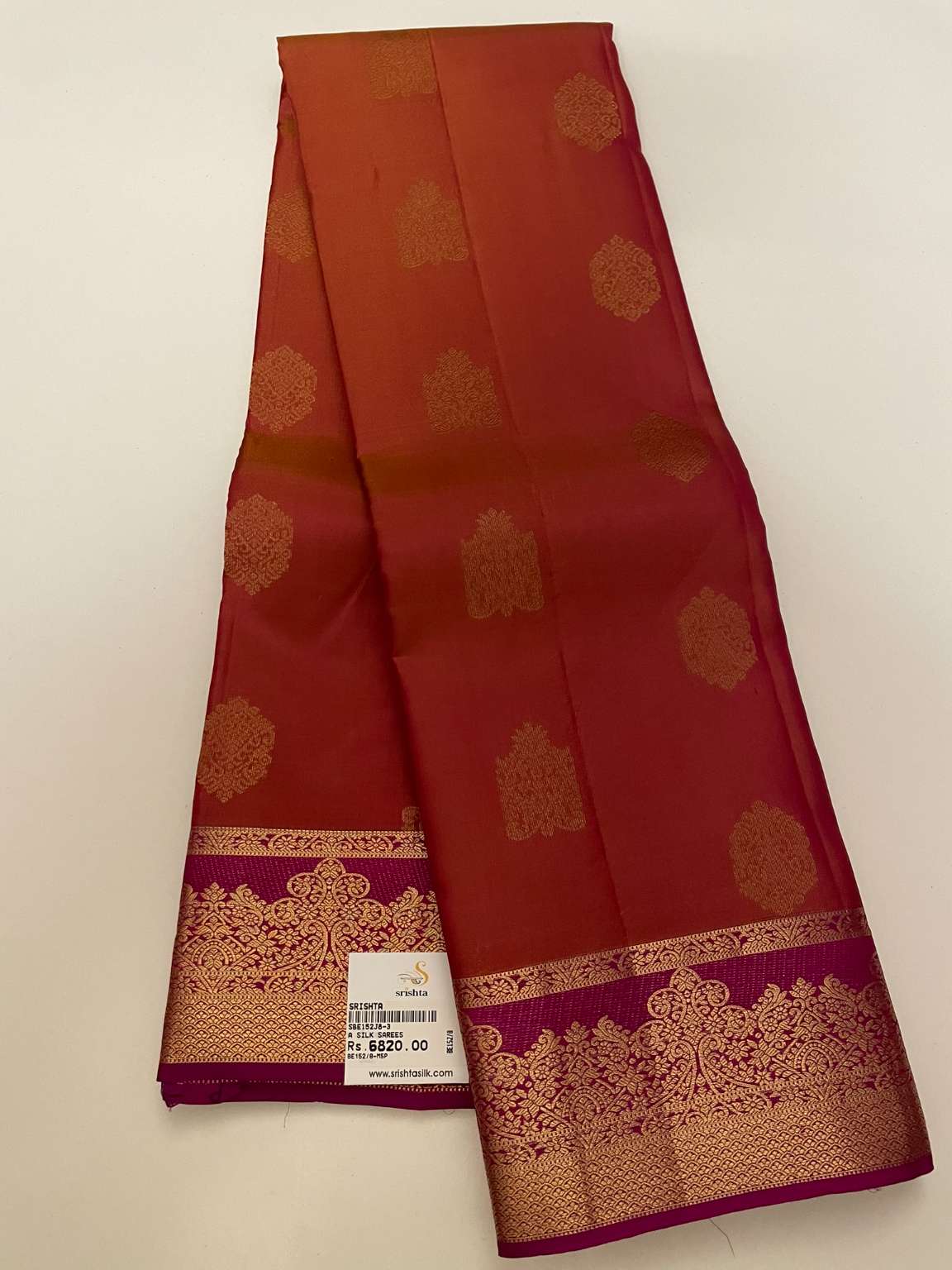 Kanchivaram Silk SBE152J8-3 By SRISHTA