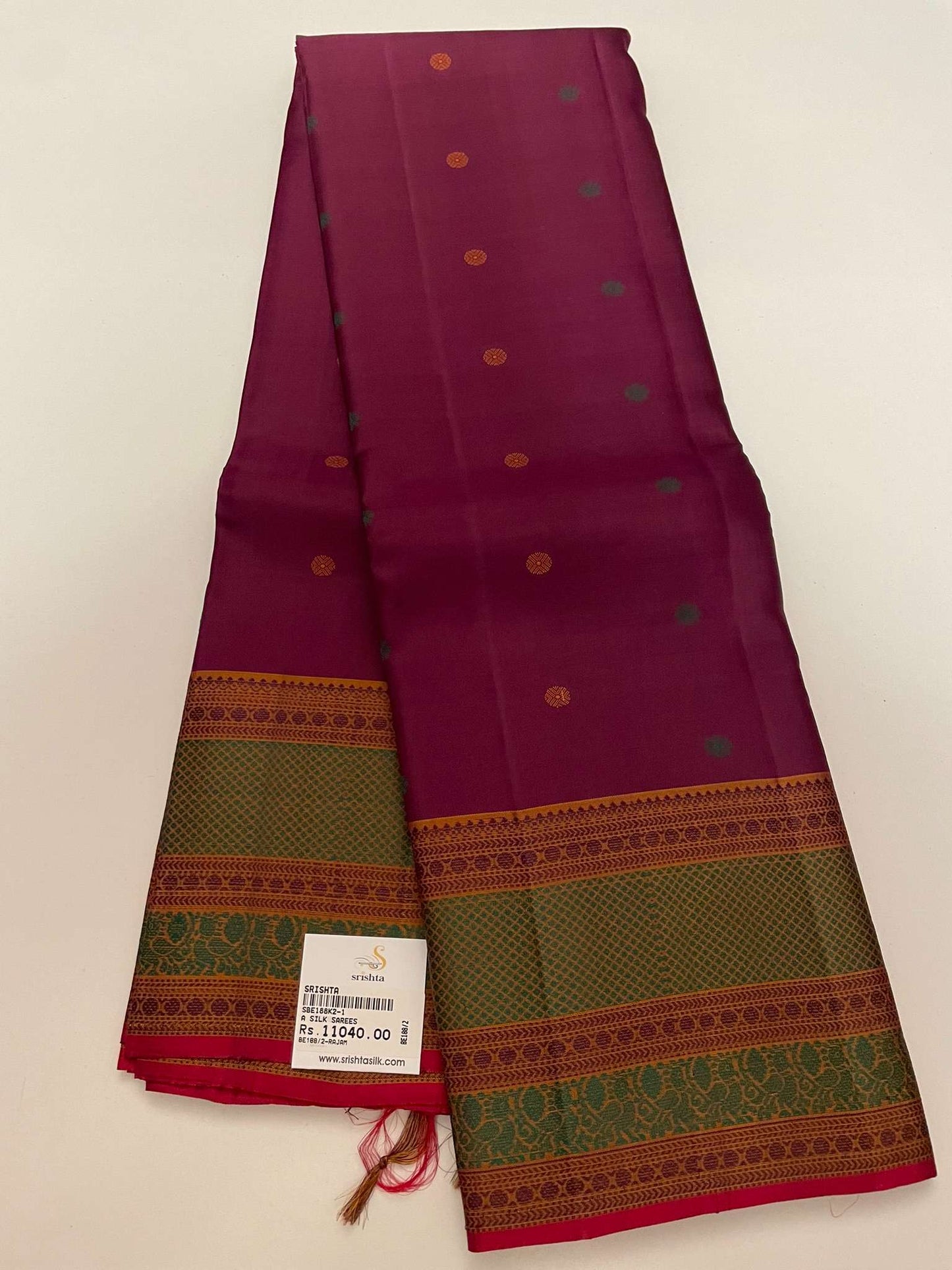 Kanchivaram Silk SBE188K2-1 By SRISHTA