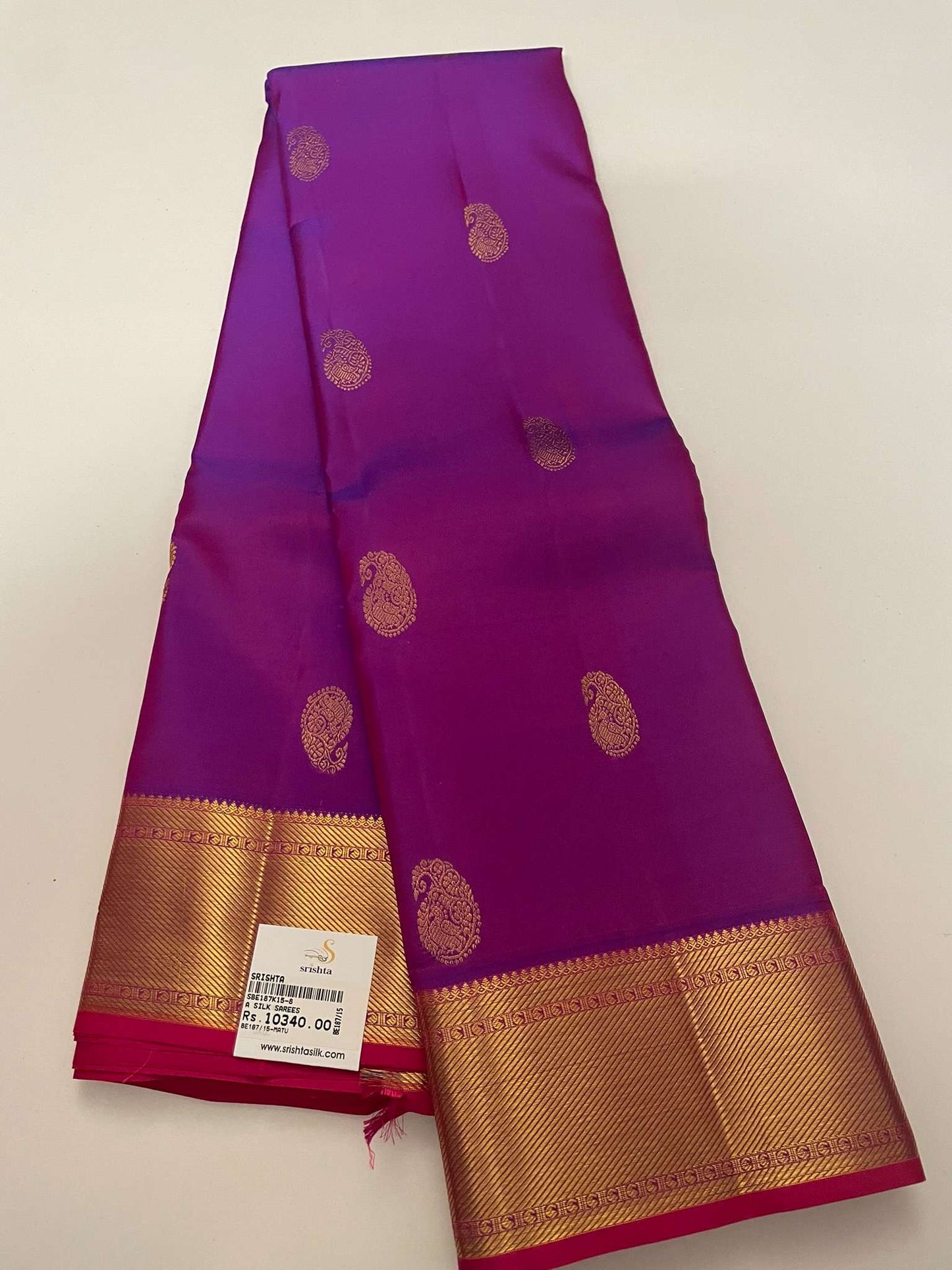 Kanchivaram Silk SBE187K15-8 By SRISHTA
