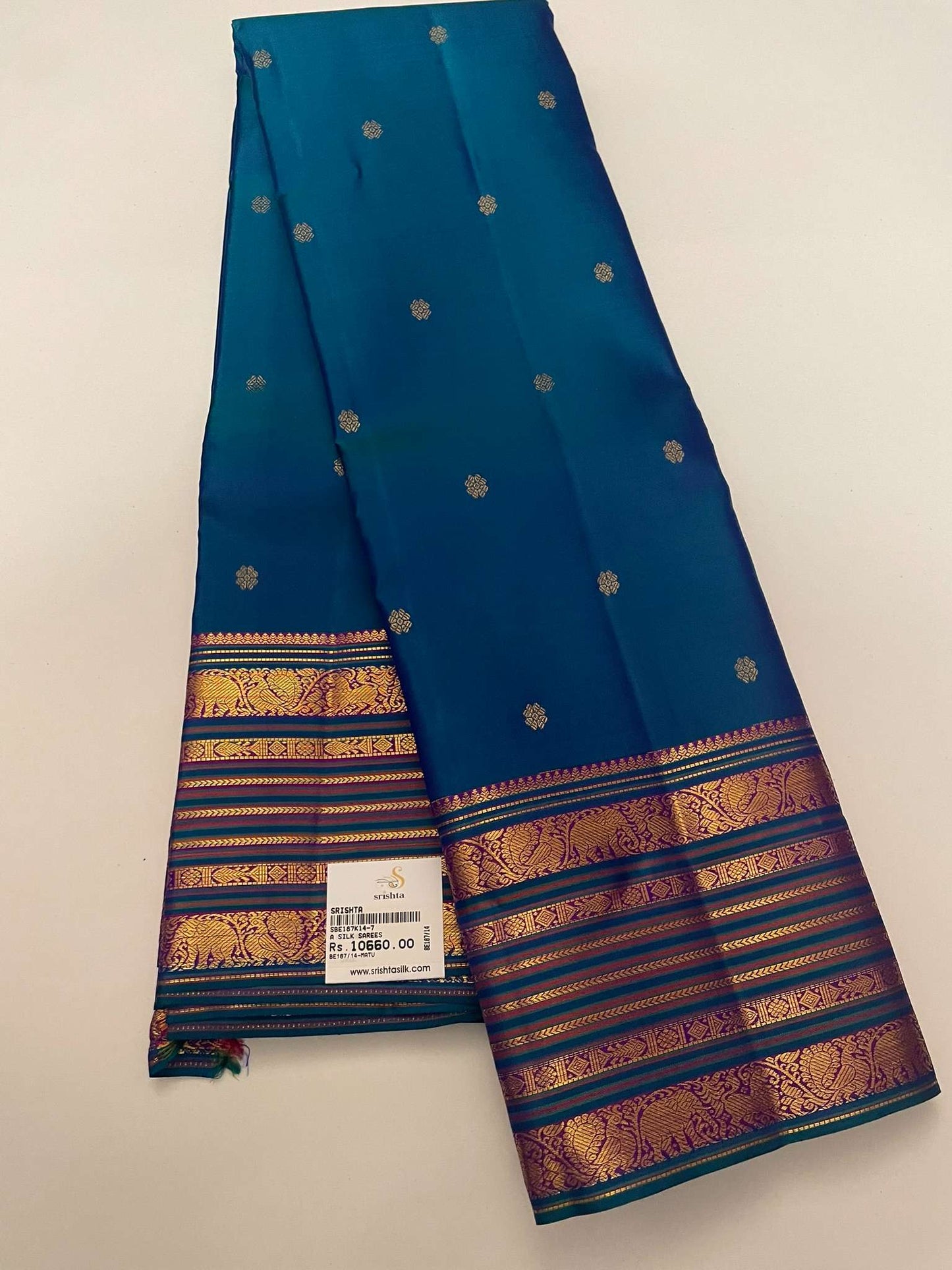 Kanchivaram Silk SBE187K14-7 By SRISHTA