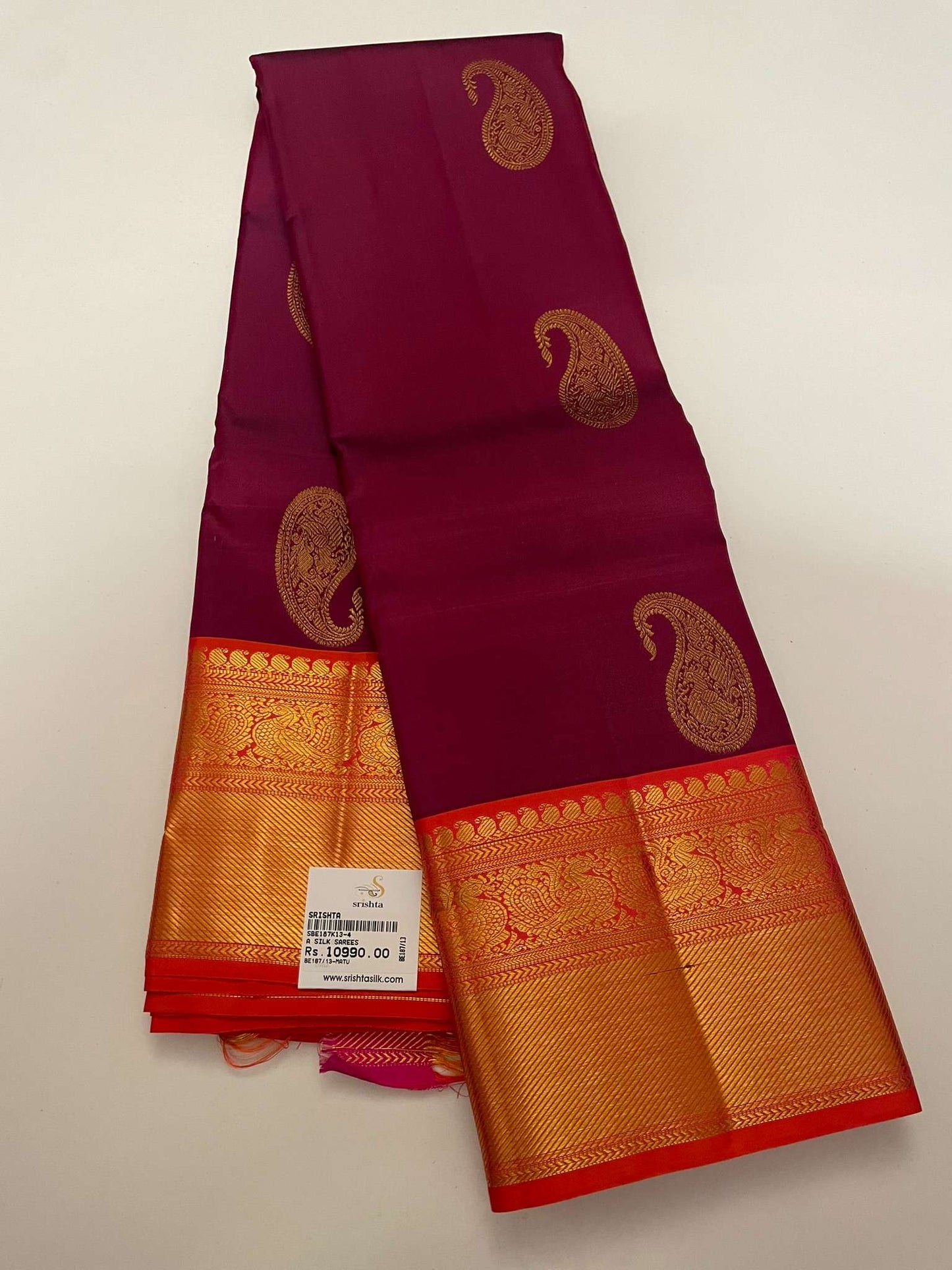 Kanchivaram Silk SBE187K13-4 By SRISHTA