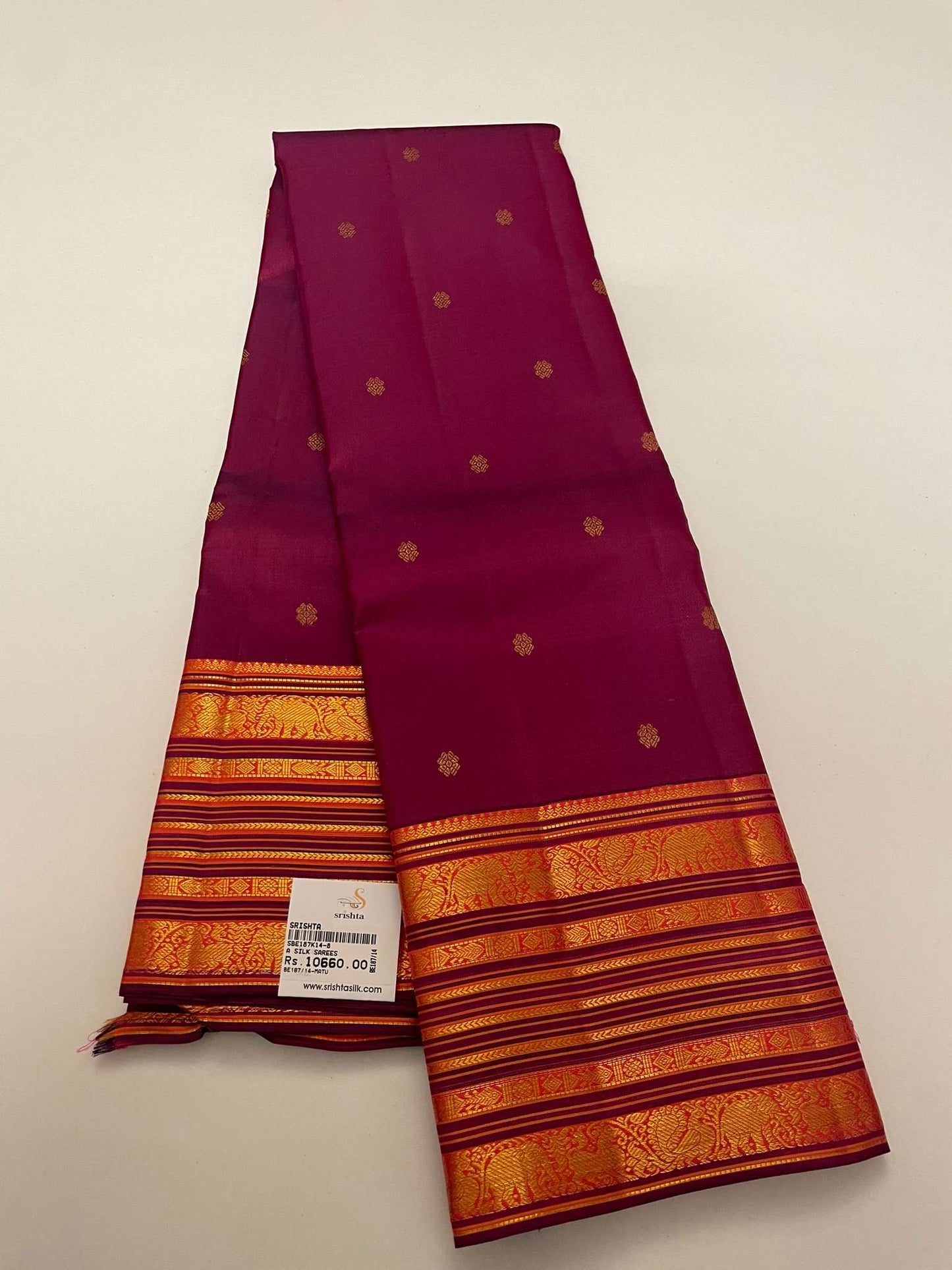 Kanchivaram Silk SBE187K14-8 By SRISHTA